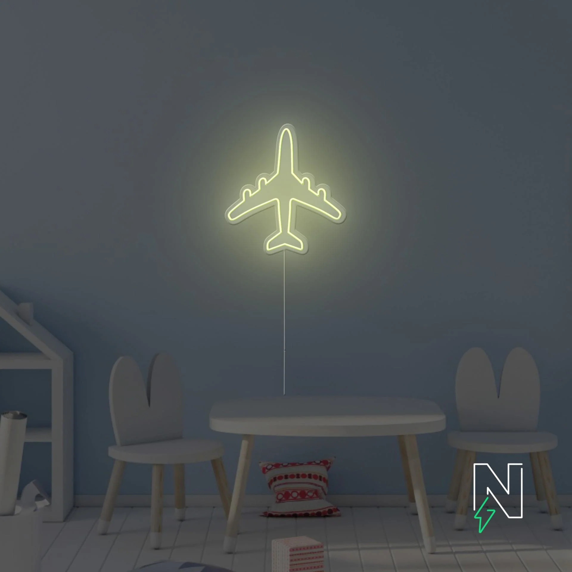 Airplane Neon Sign - Image 2