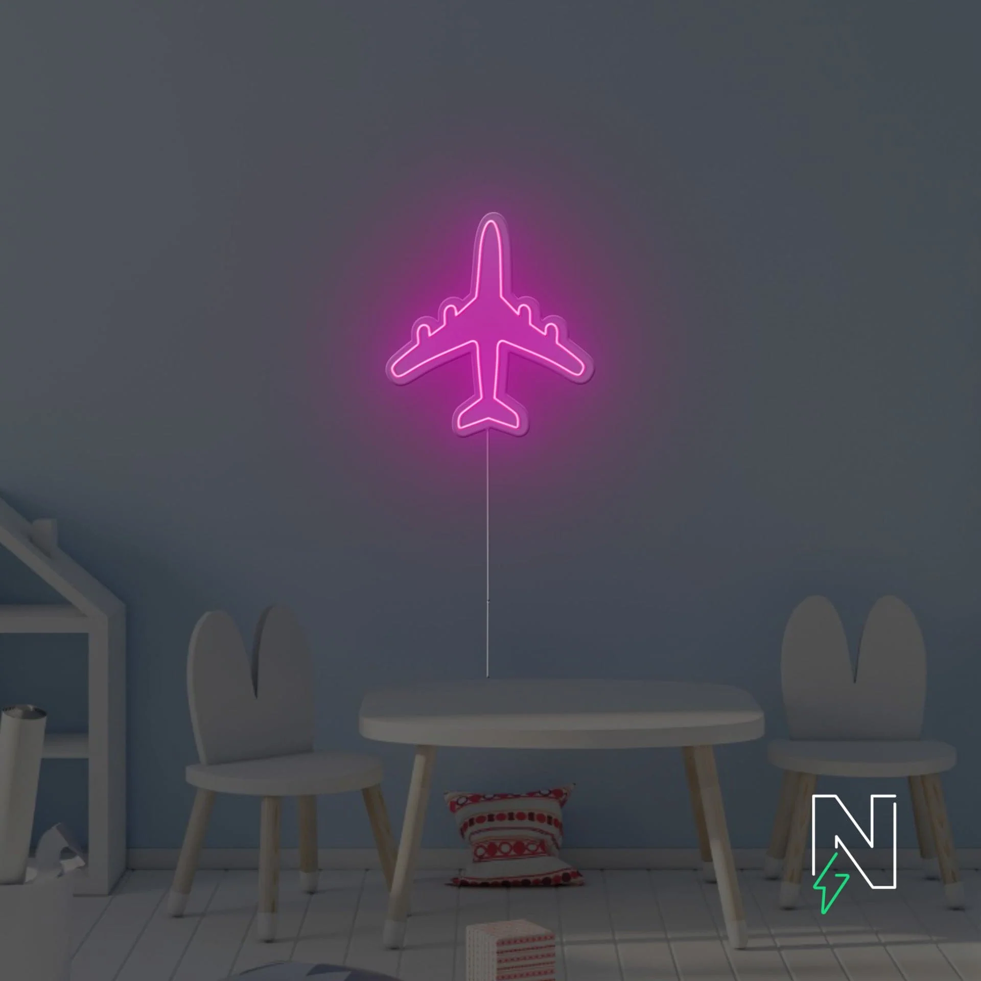 Airplane Neon Sign - Image 6