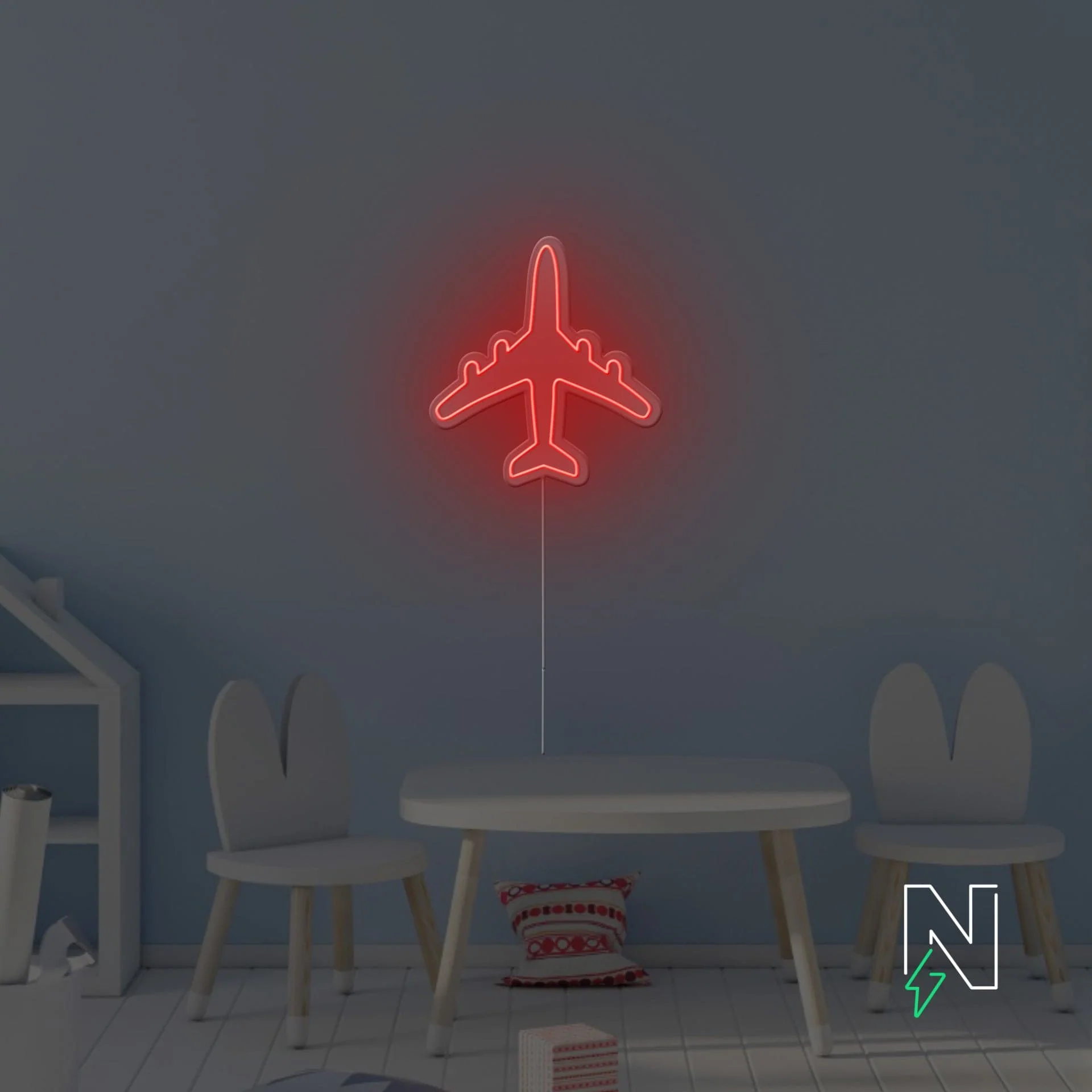 Airplane Neon Sign - Image 7