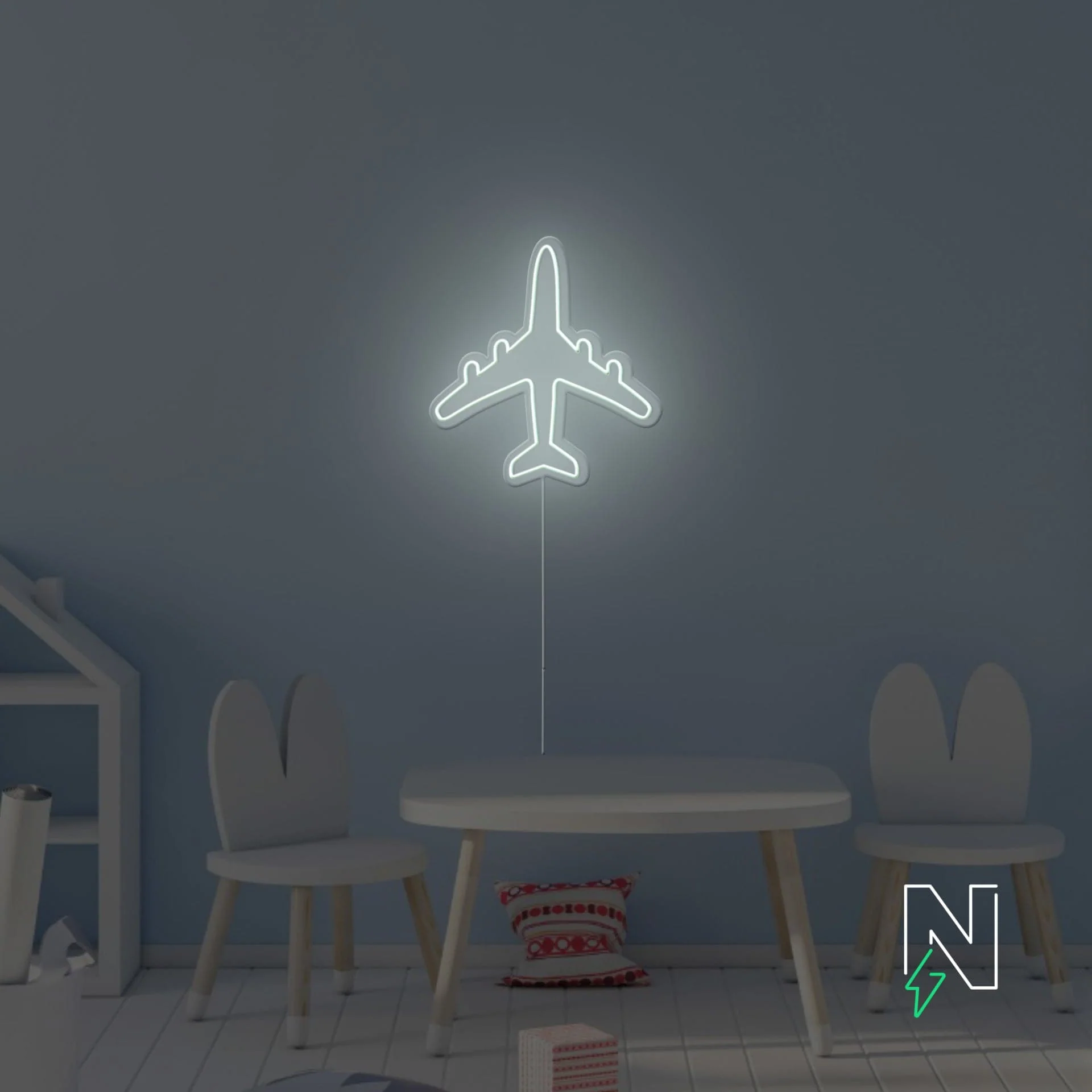 Airplane Neon Sign - Image 9