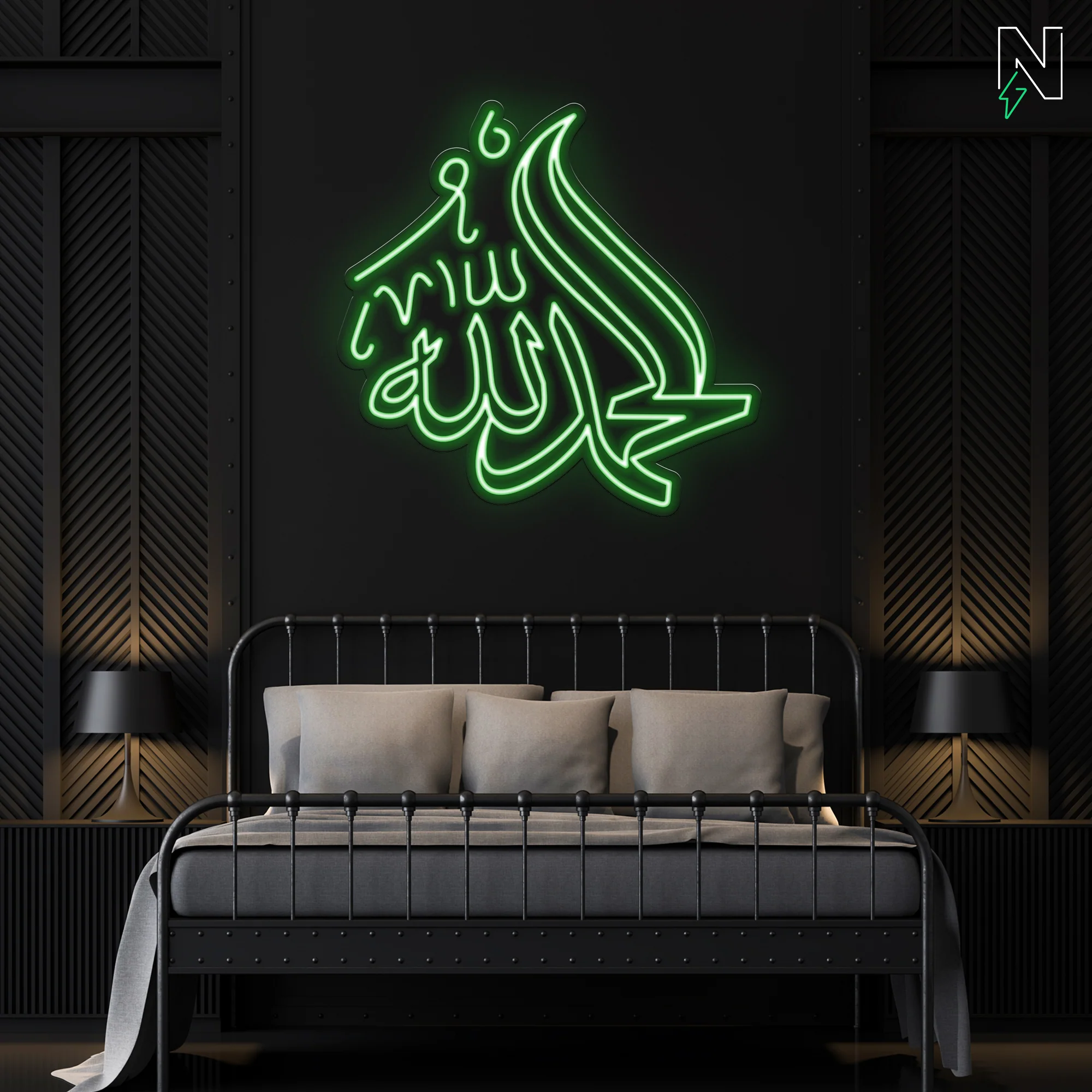 Alhamdulillah Neon Sign - Image 3