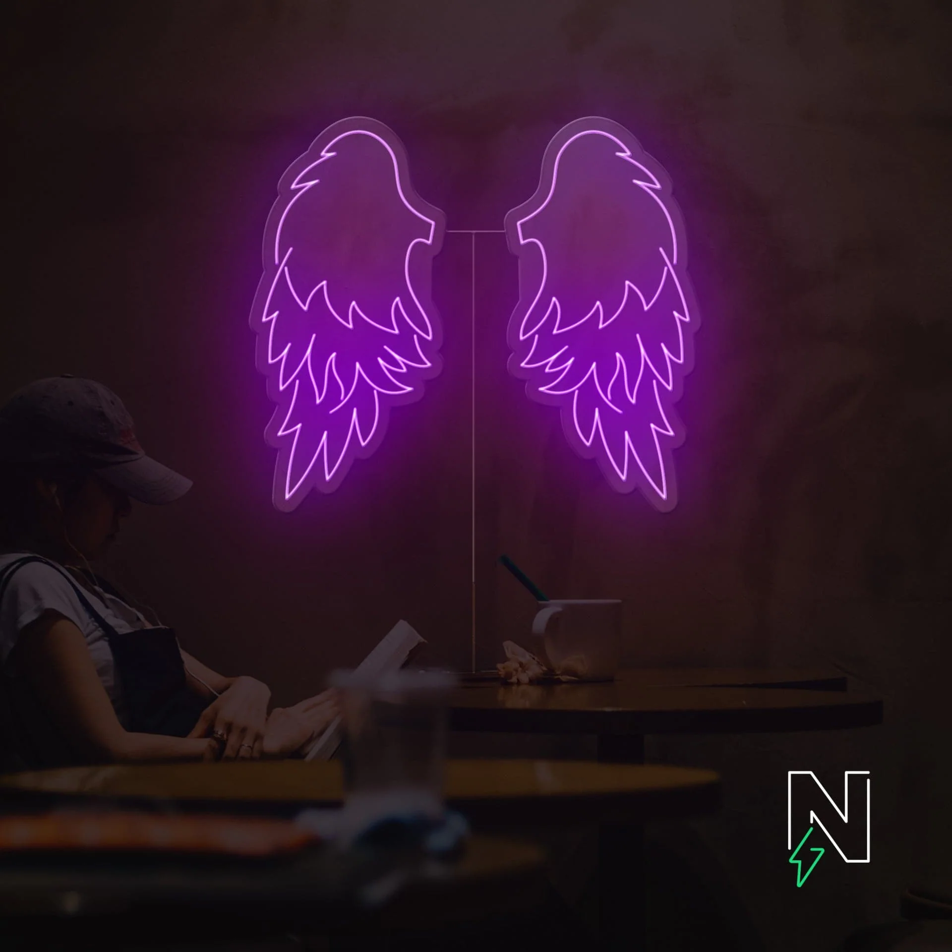 Angel Wings Neon Sign - Image 11