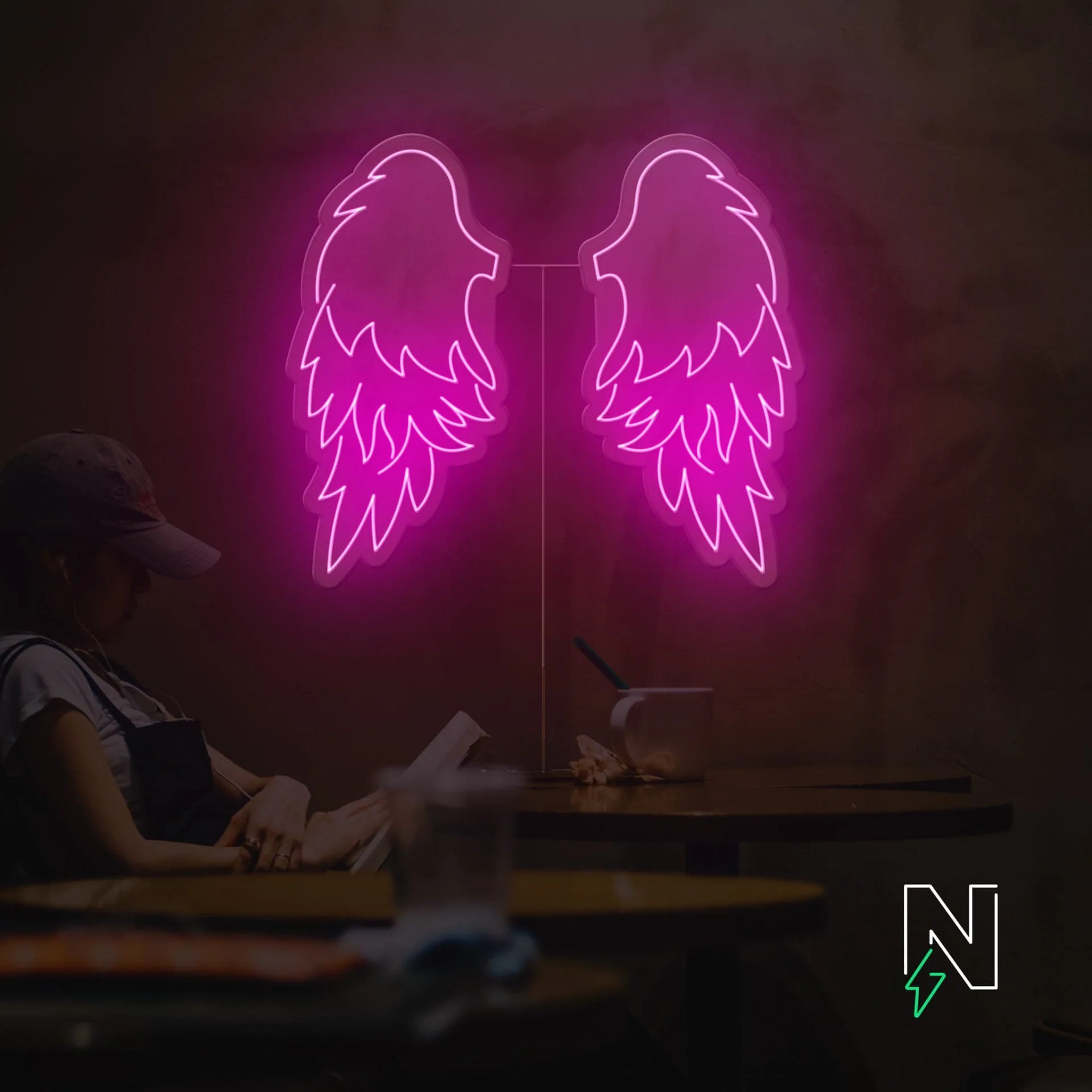 Angel Wings Neon Sign - Image 5
