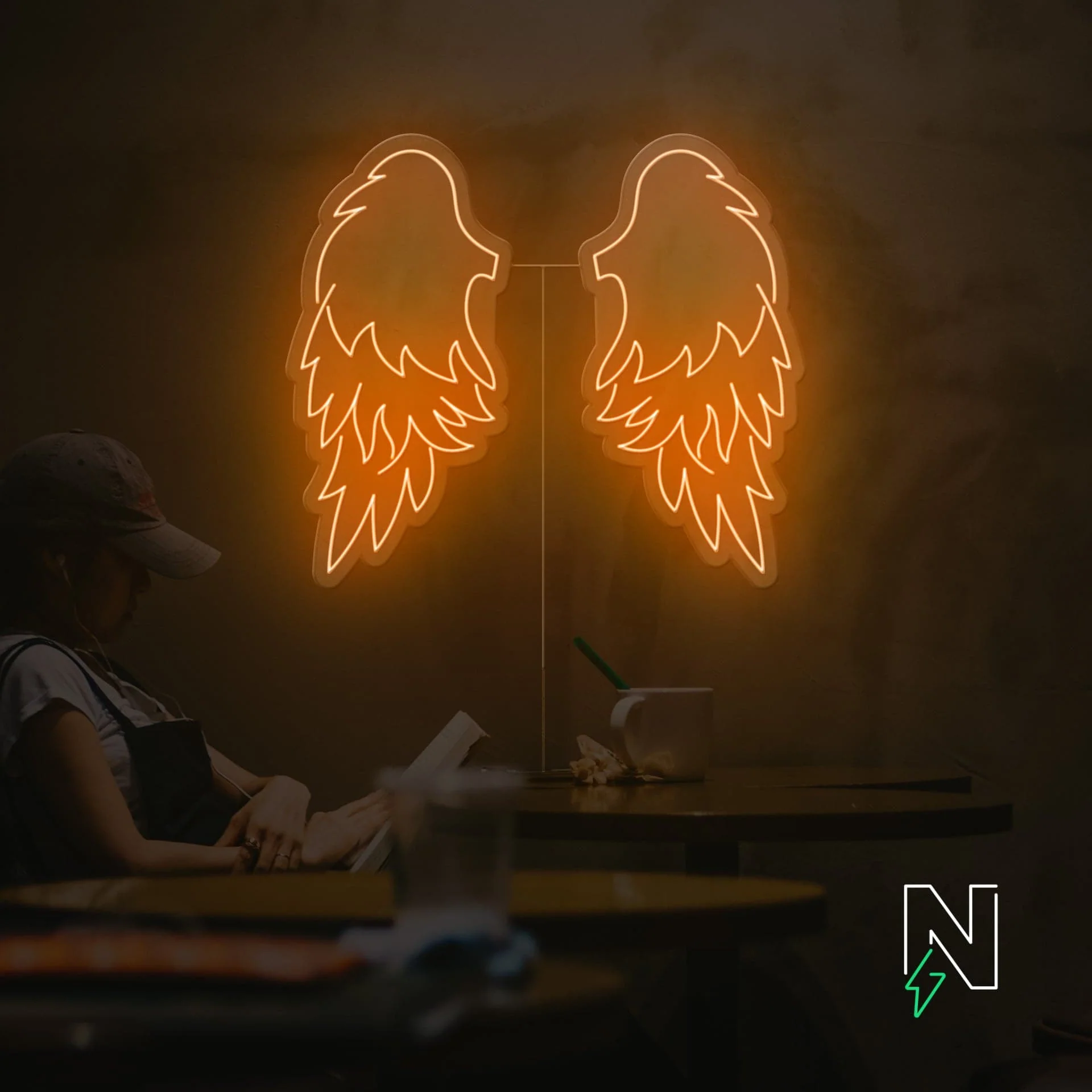 Angel Wings Neon Sign - Image 9