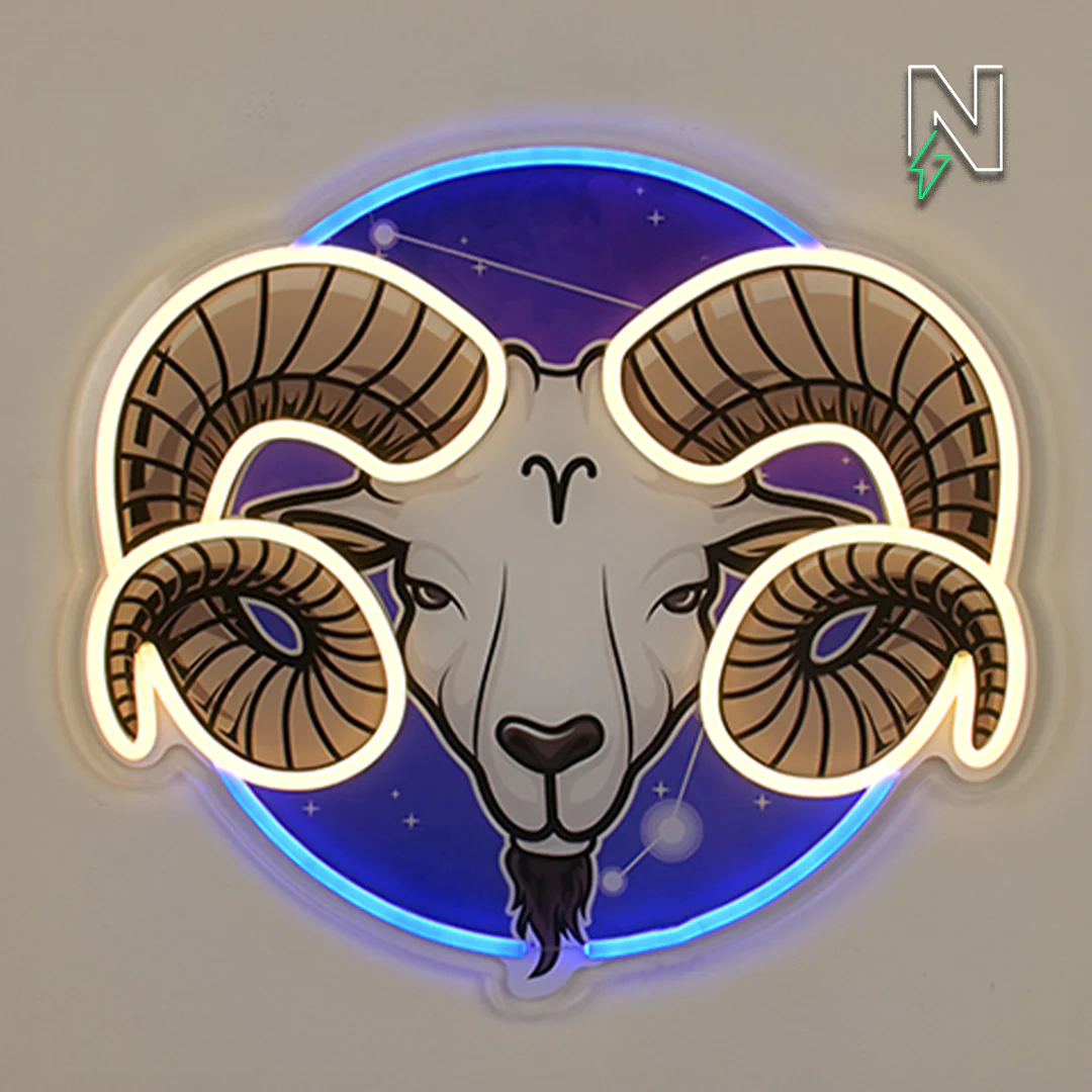 Aries Neon Sign - Image 2