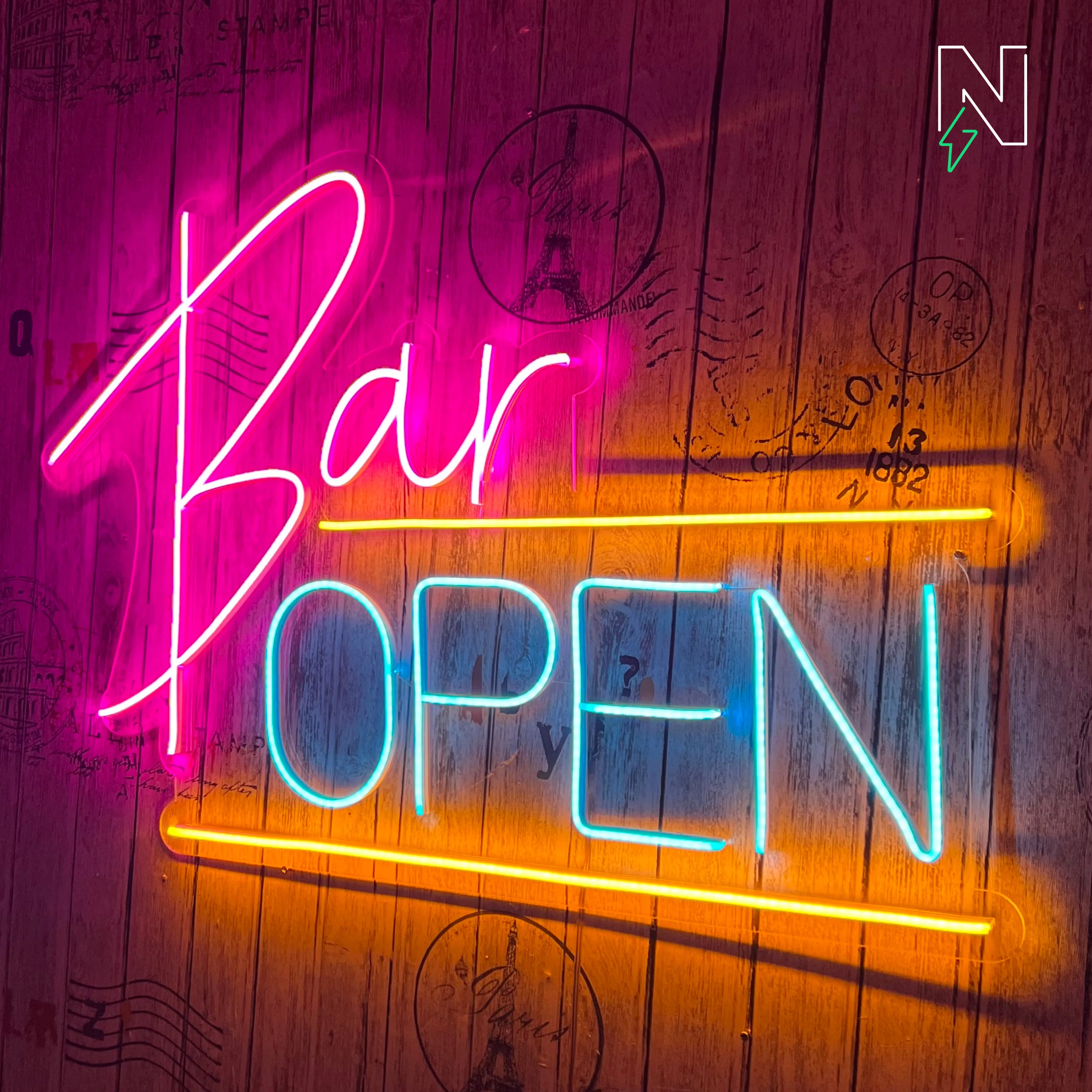 Bar Open Neon Sign - Image 3