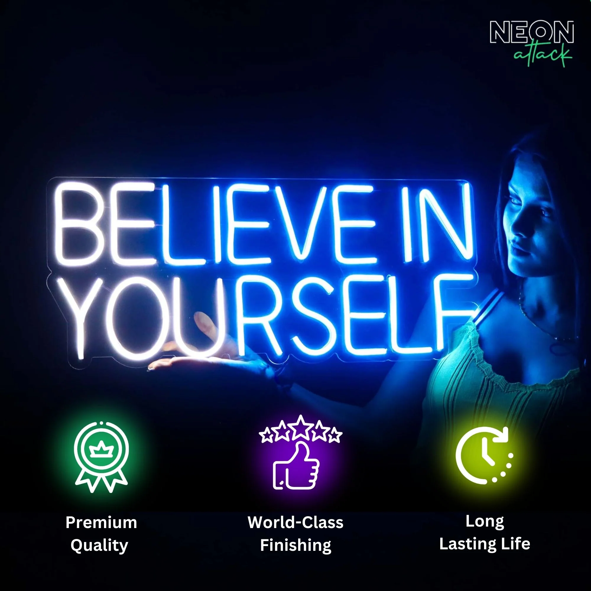 Believe in yourself neon light - Image 3