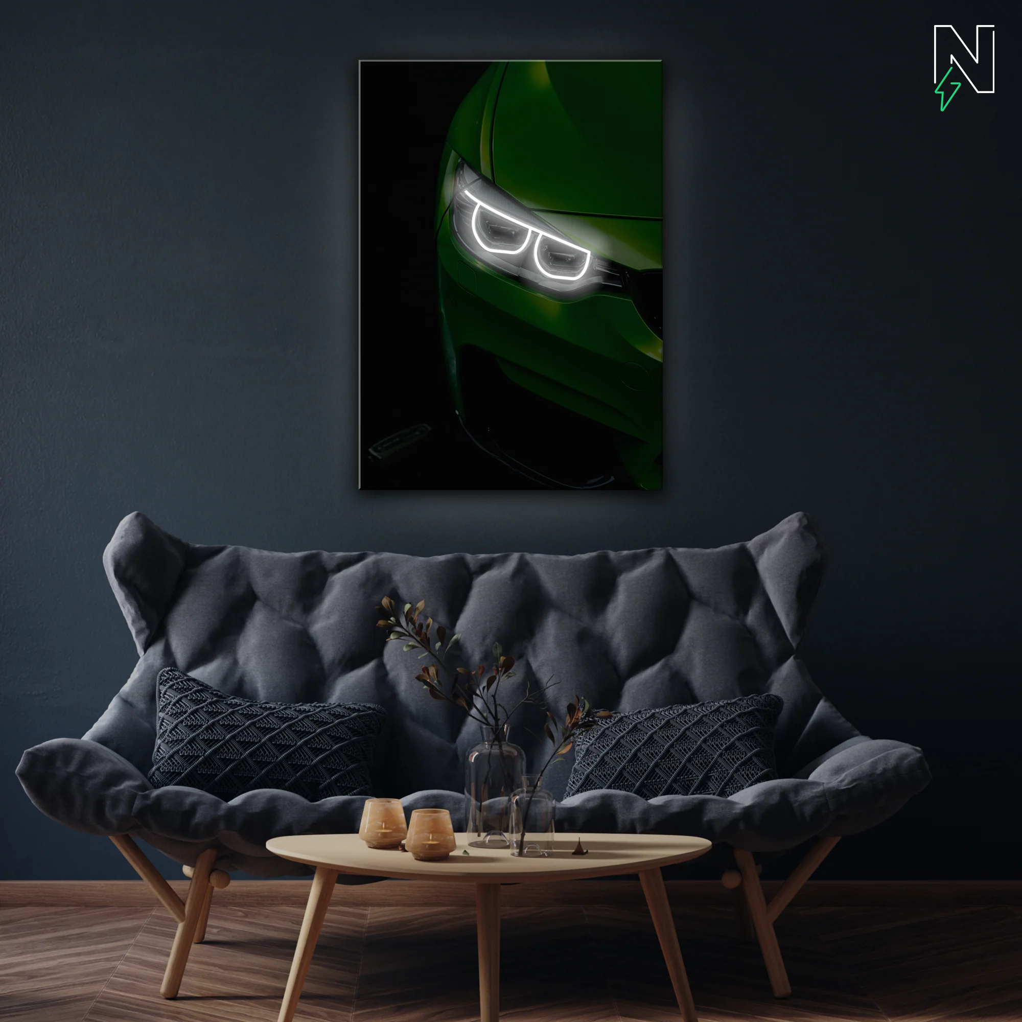 BMW V2 LED Neon Art - Image 2