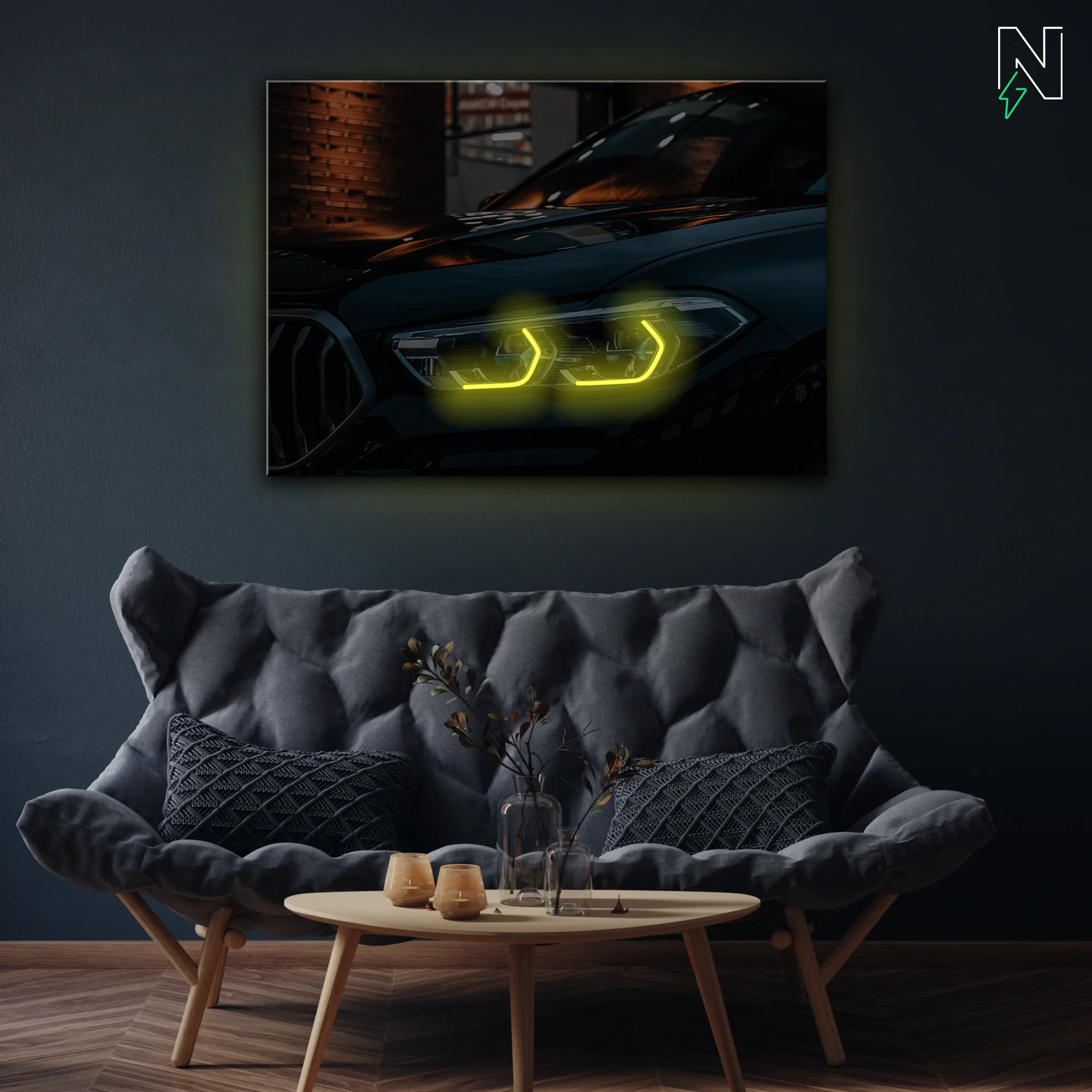BMW V3 LED Neon Art - Image 2