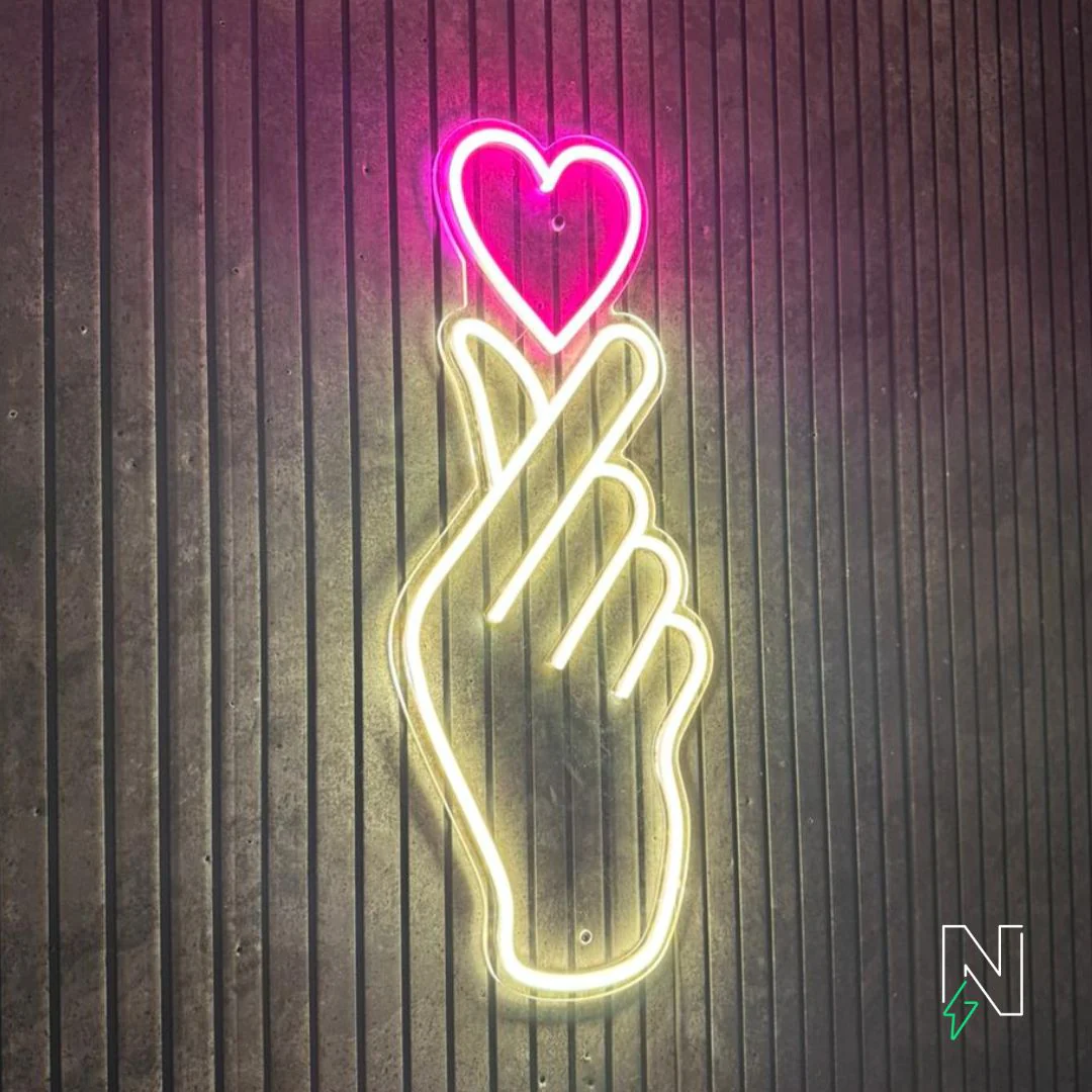 BTS With Heart Neon Sign - Image 2