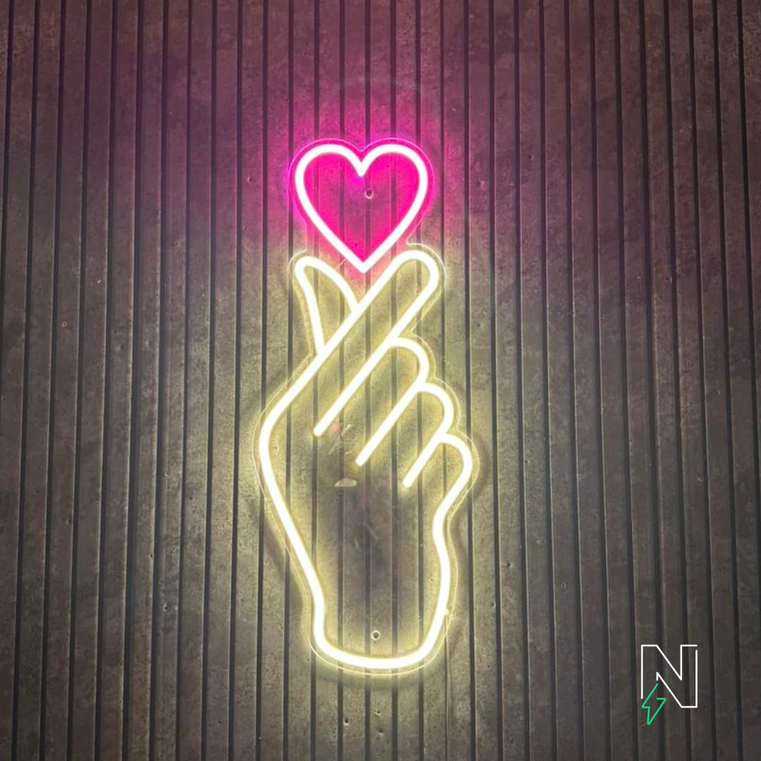BTS With Heart Neon Sign - Image 3