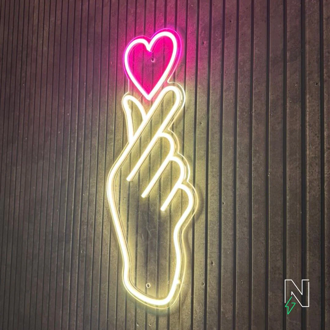 BTS With Heart Neon Sign - Image 4