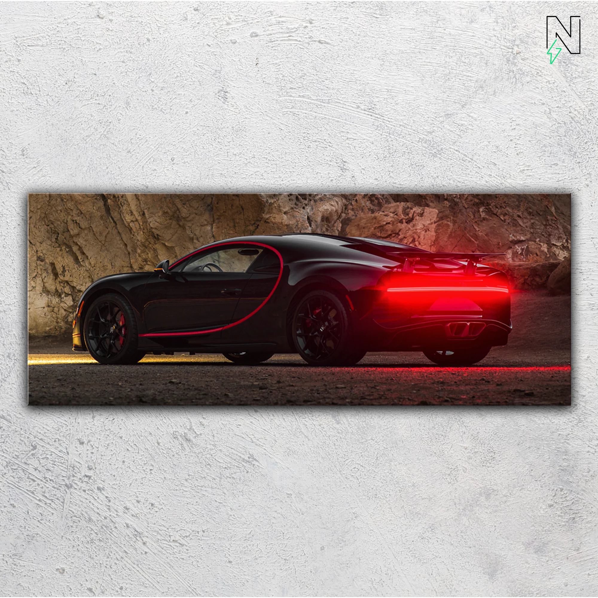 Bugatti V3 LED Neon Art - Image 4