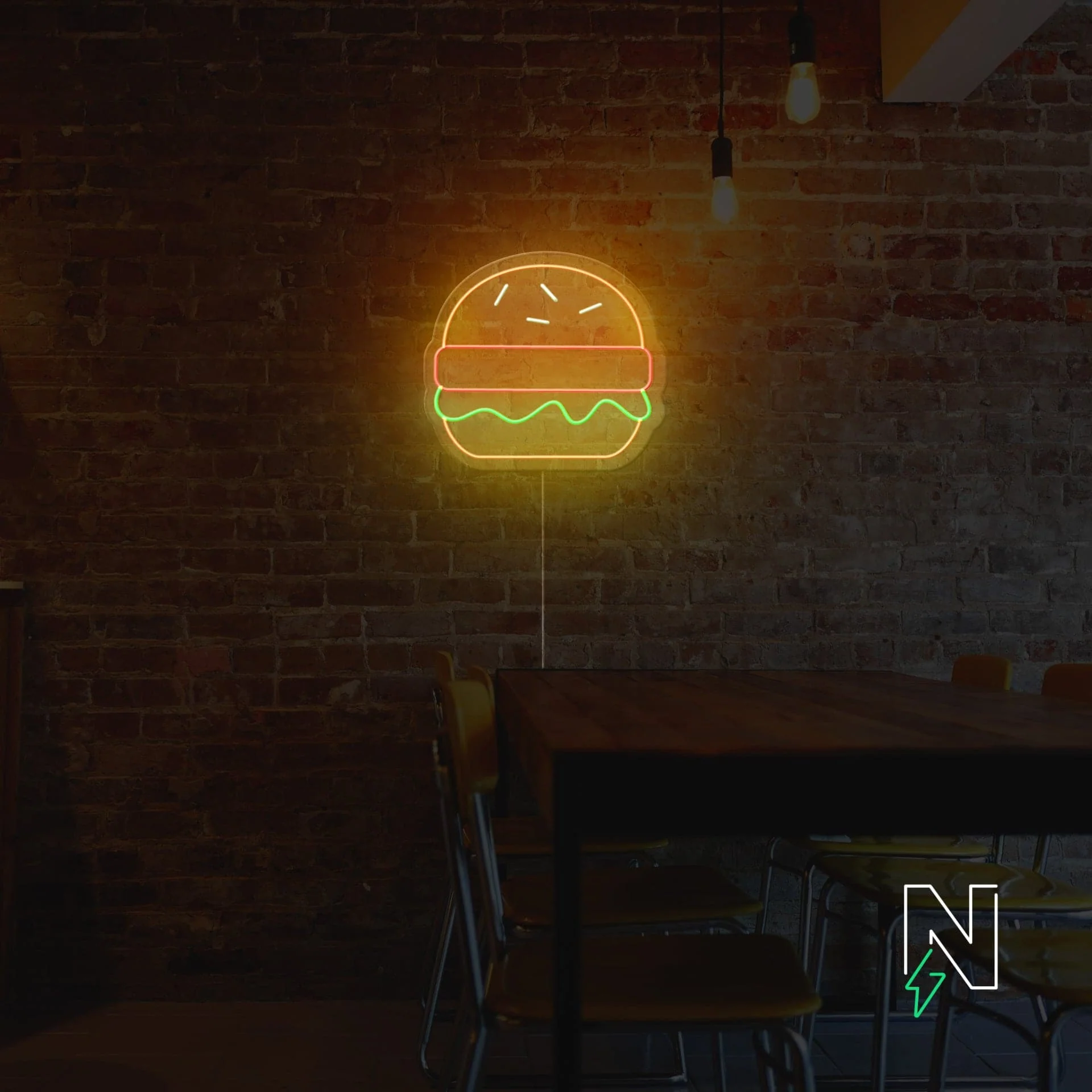 Burger Neon Sign - Image 2