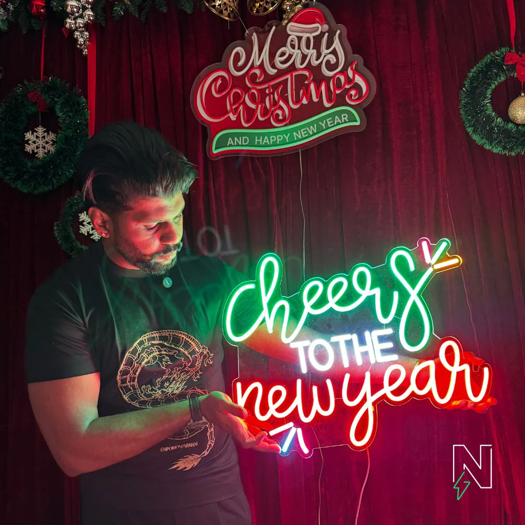Cheers To The New Year Neon Sign - Image 2