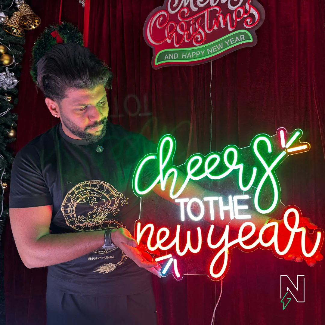 Cheers To The New Year Neon Sign - Image 3