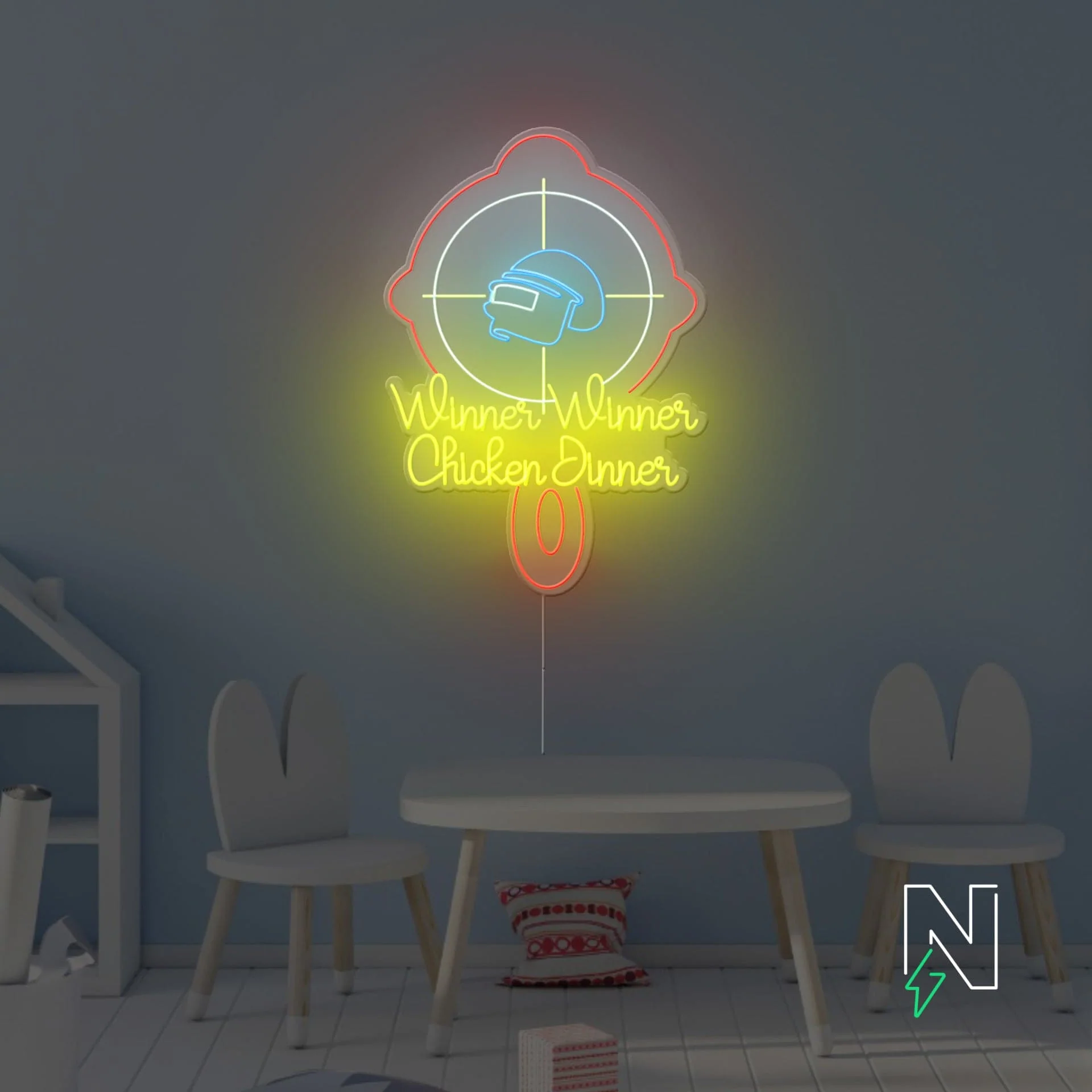 Chicken Dinner Neon Sign - Image 2
