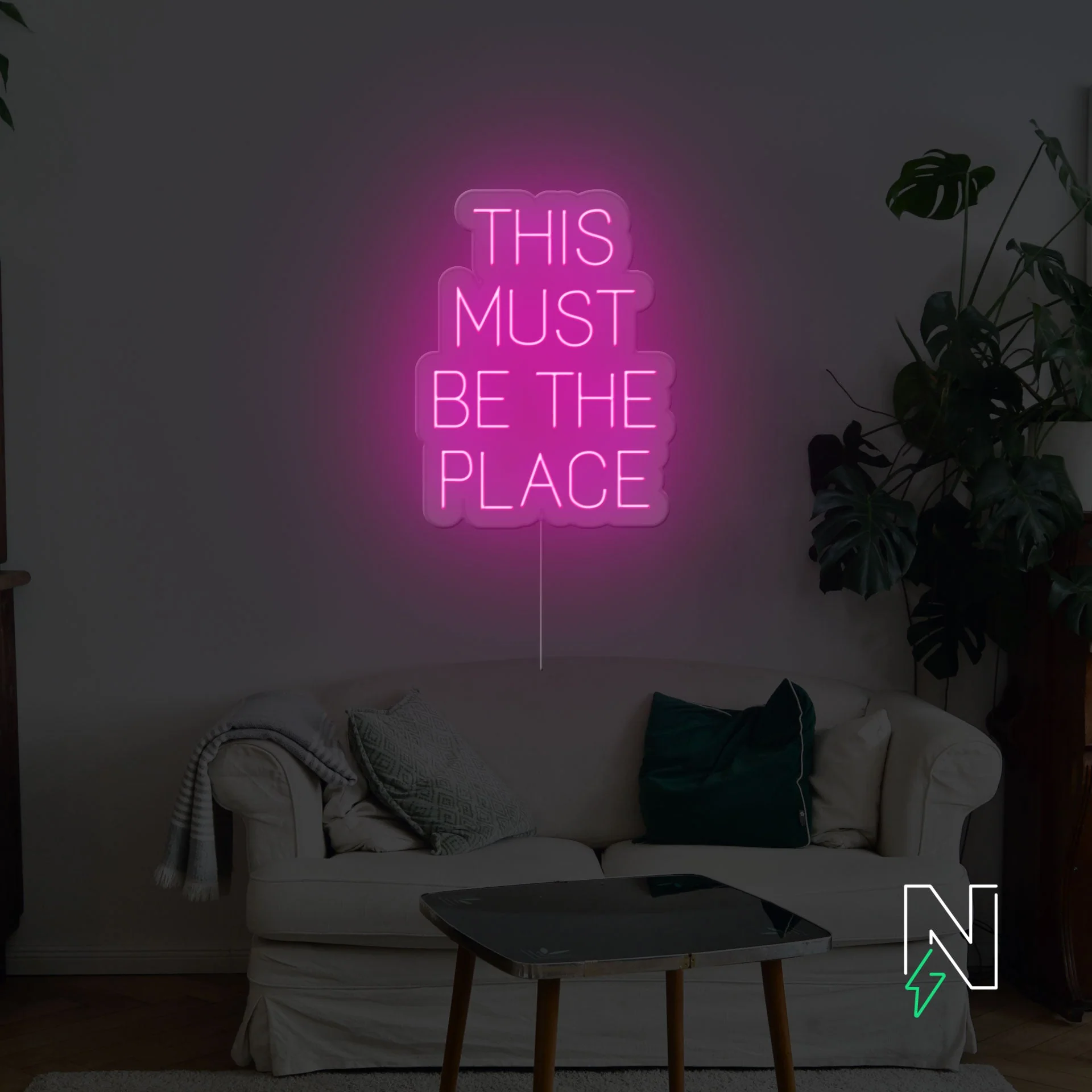 Copy of This Must Be The Place Neon Sign - Image 6