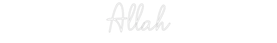 Custom Neon: Allah - Image 2