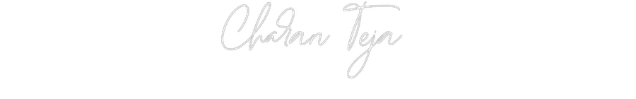 Custom Neon: Charan Teja - Image 2