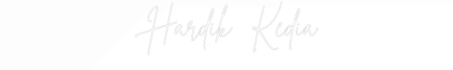 Custom Neon: Hardik Kedia - Image 2