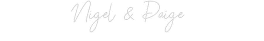 Custom Neon: Nigel & Paige - Image 2
