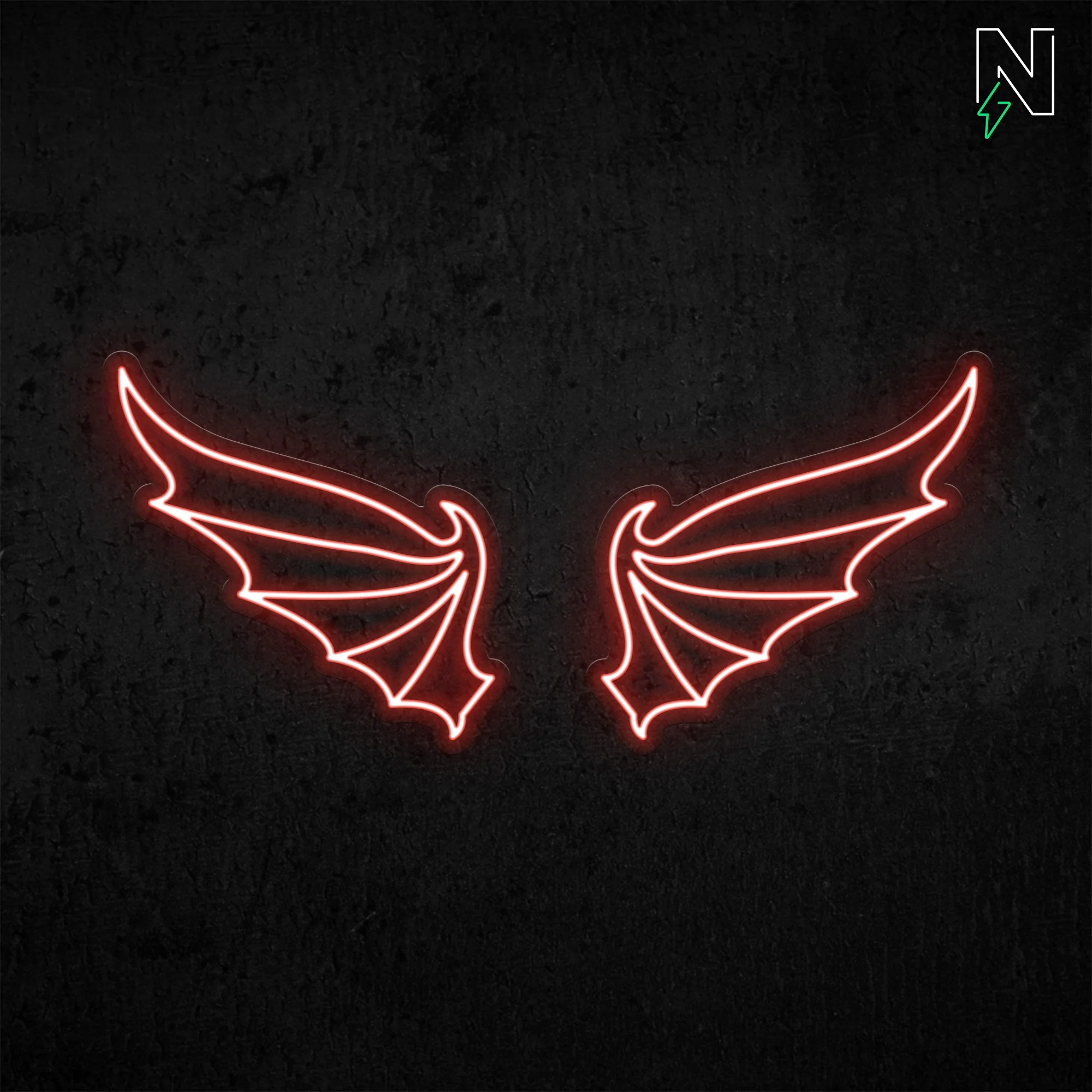 Devil Wings Neon Sign - Image 4