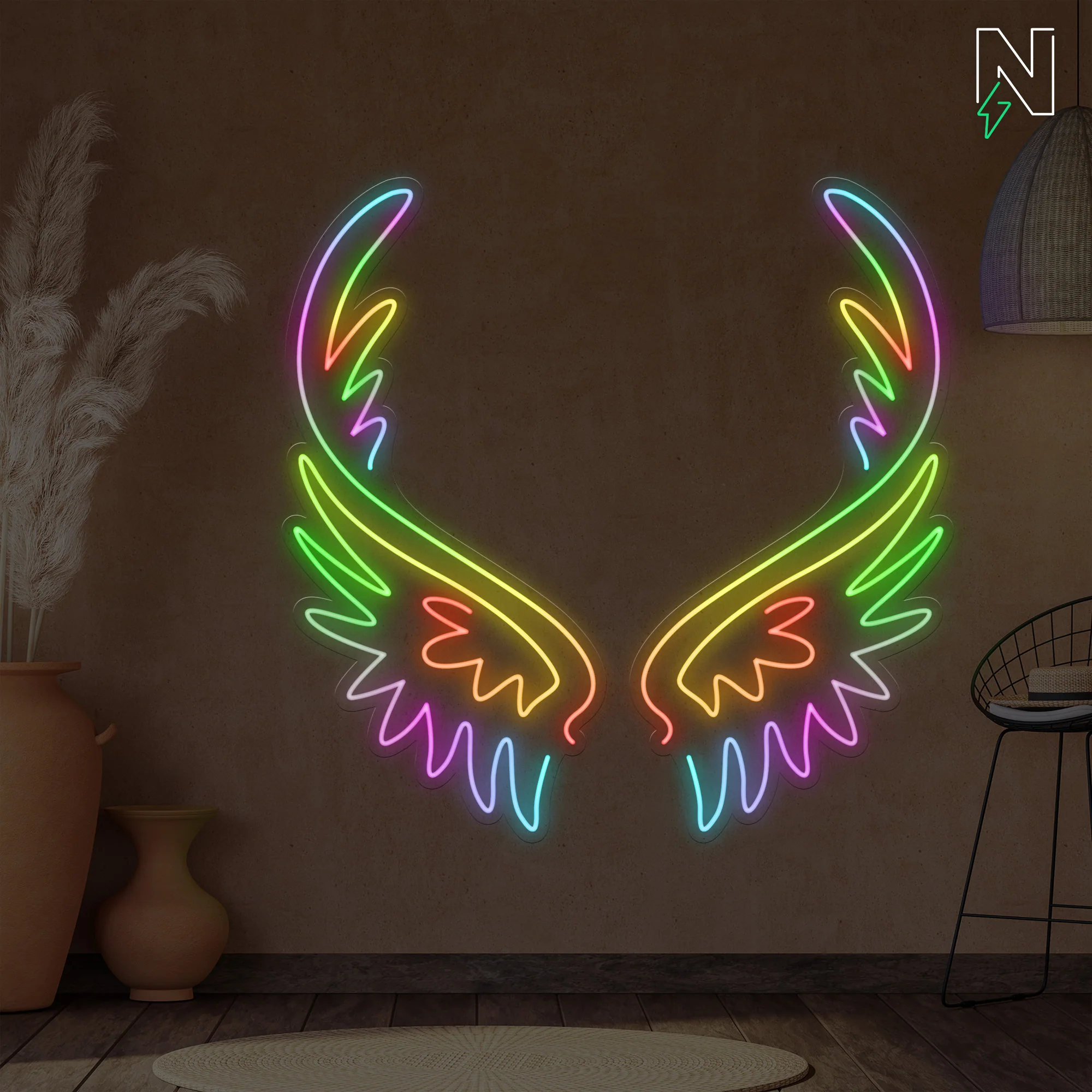 Divine Wings FloRo Sign - Image 3