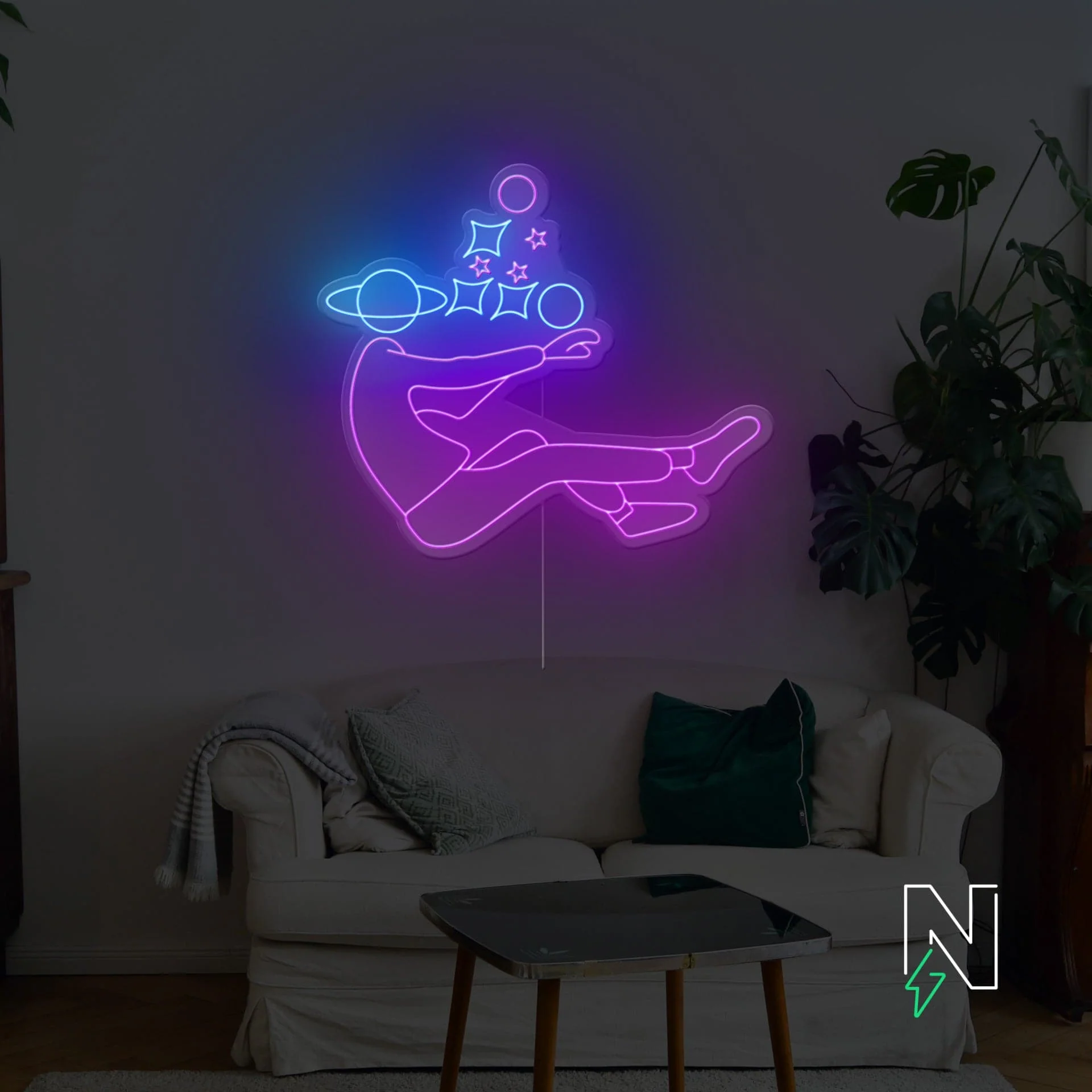 Falling Guy Neon Sign - Image 2