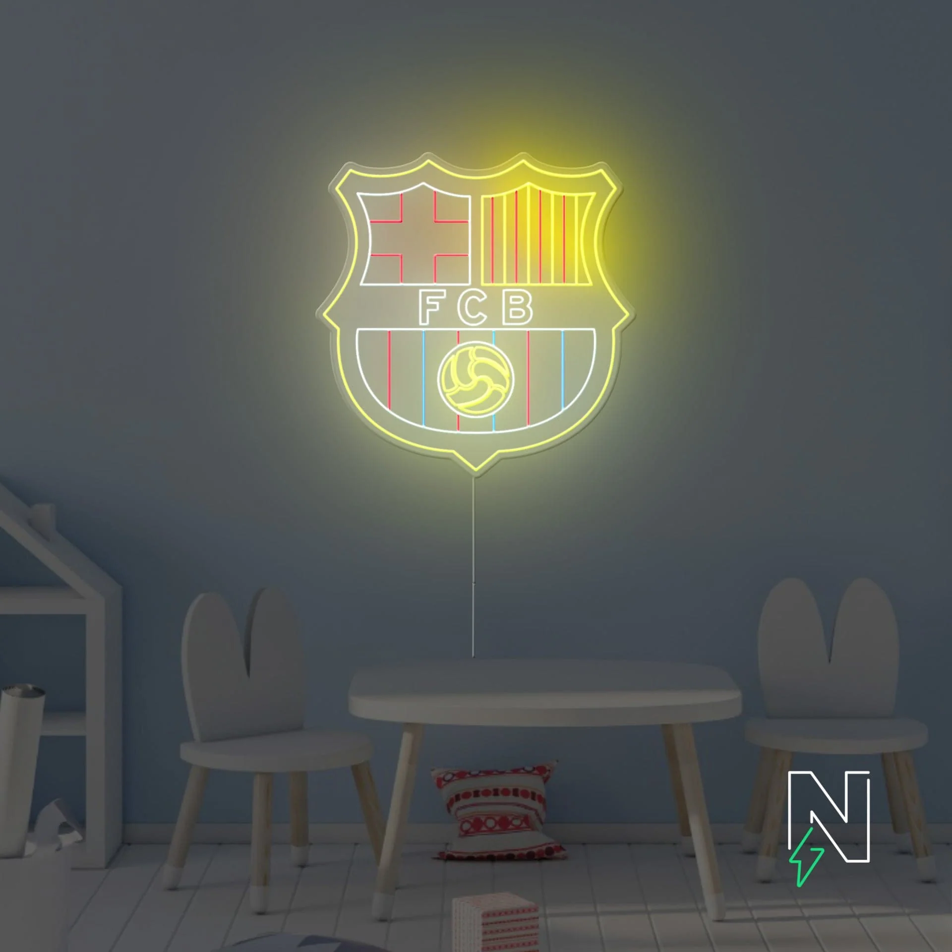 FCB Football Neon Sign - Image 2