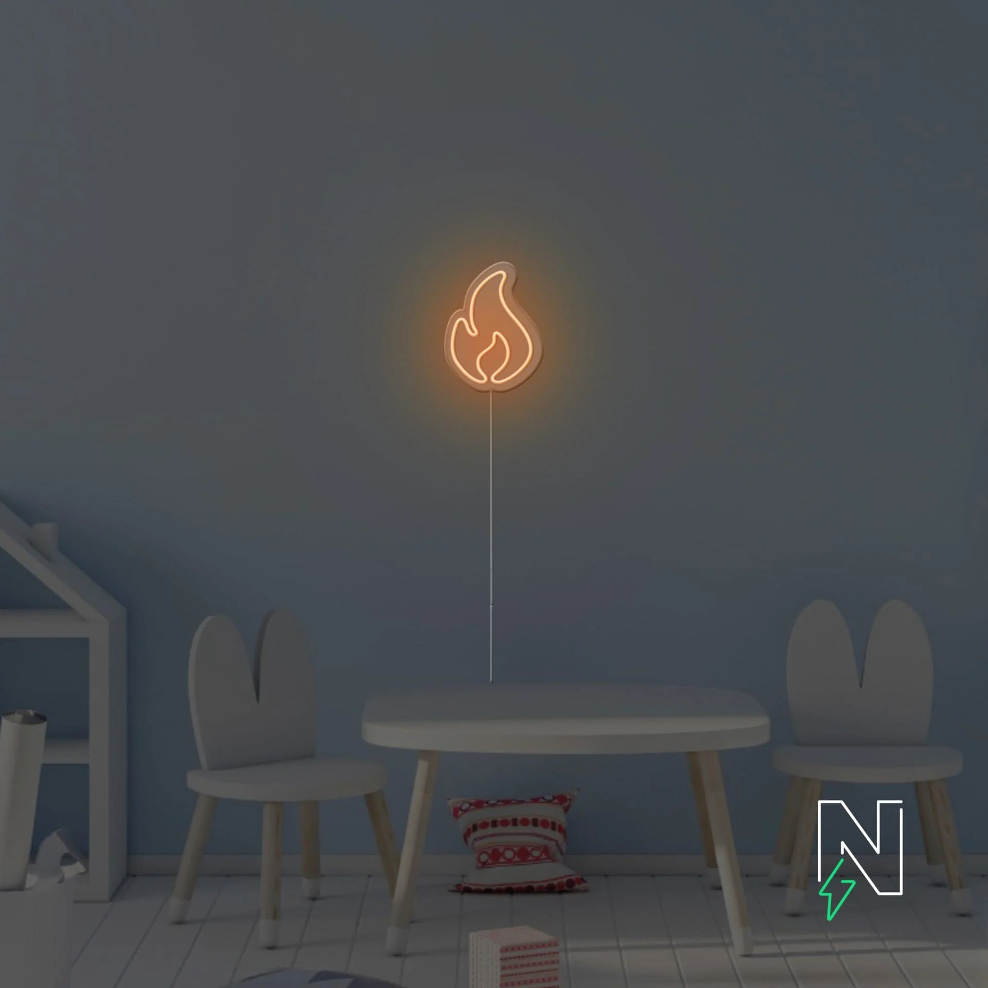Fire Neon Sign - Image 5