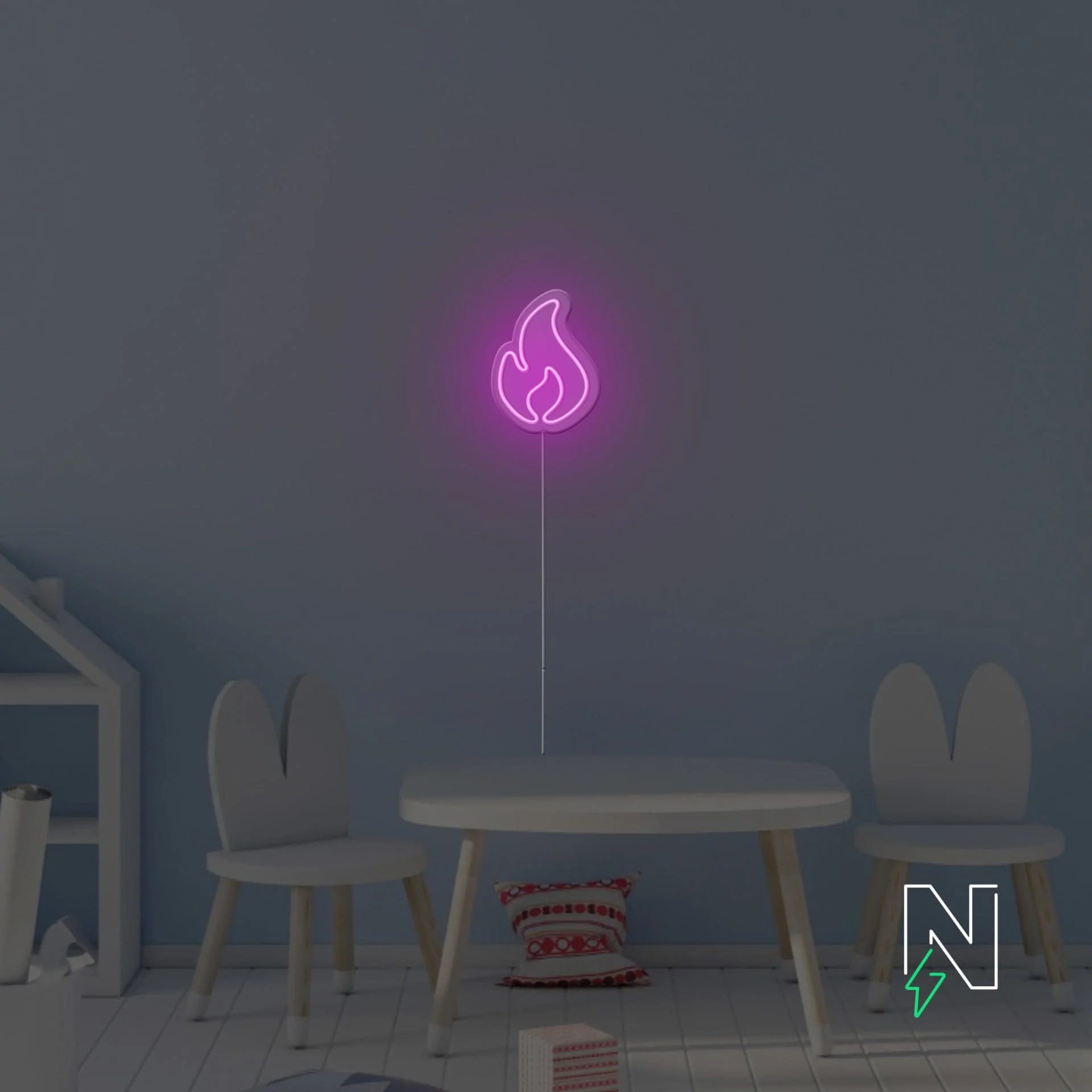 Fire Neon Sign - Image 6
