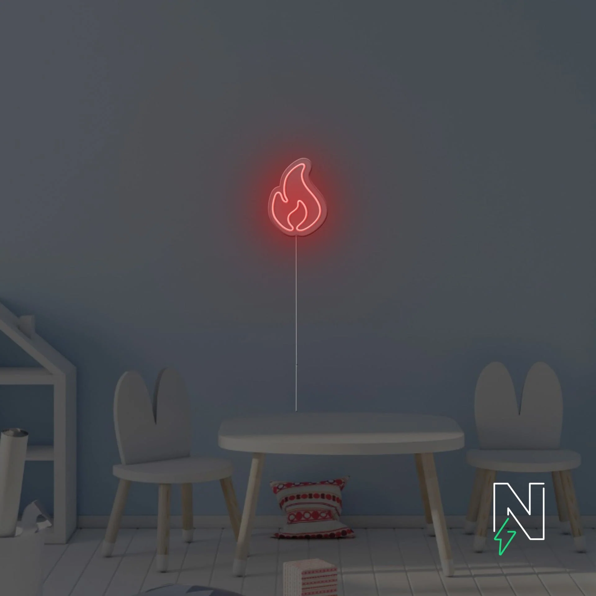 Fire Neon Sign - Image 7