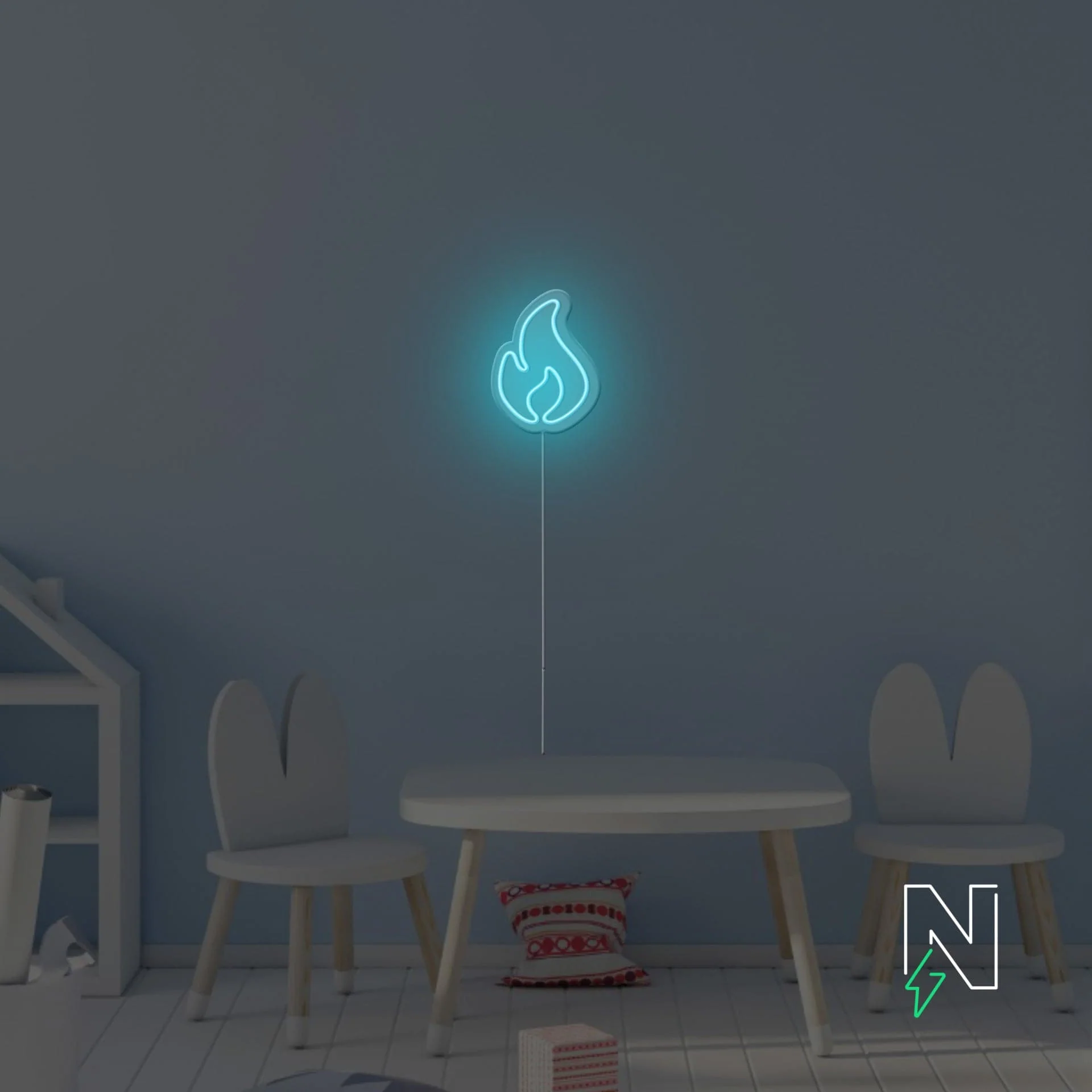 Fire Neon Sign - Image 8