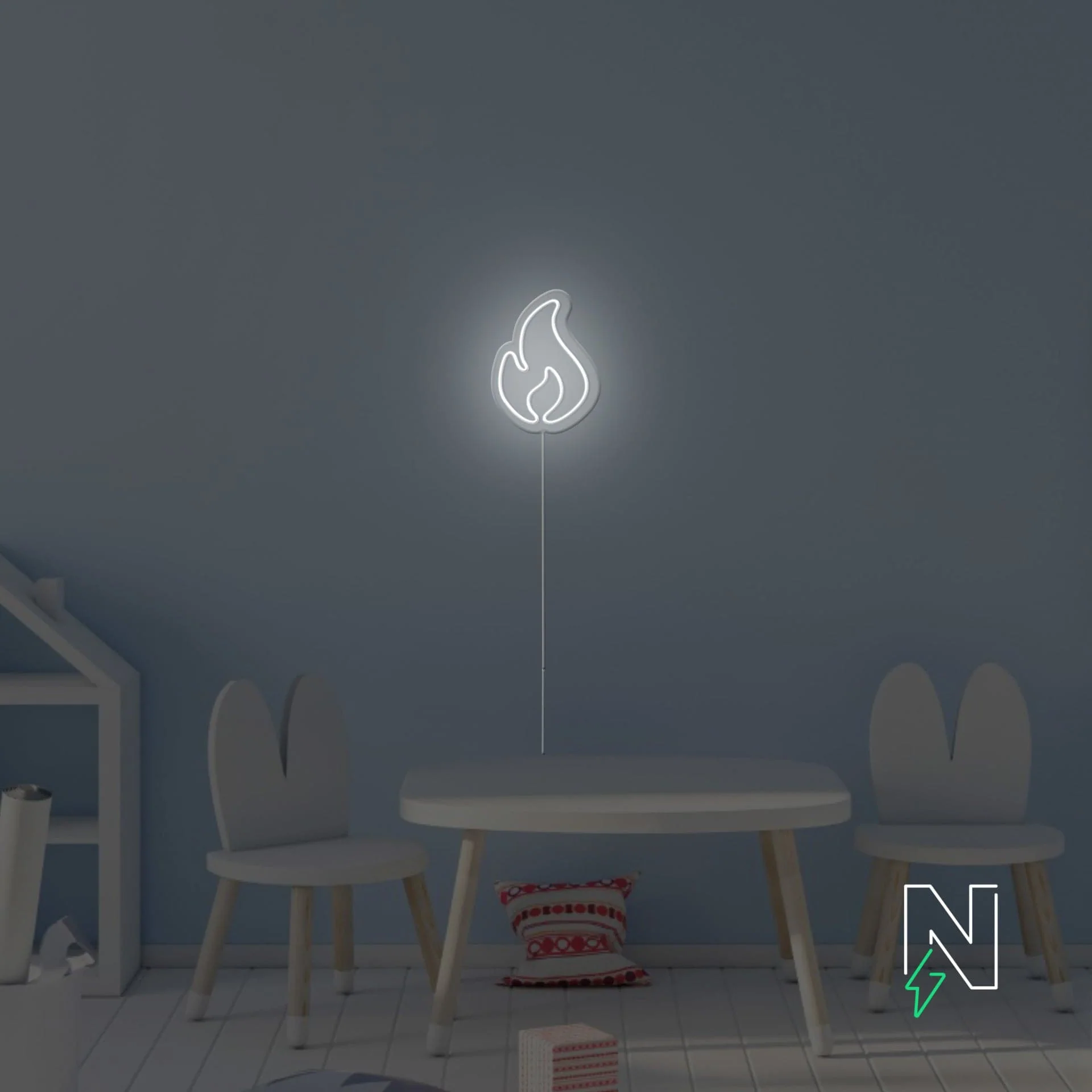 Fire Neon Sign - Image 9