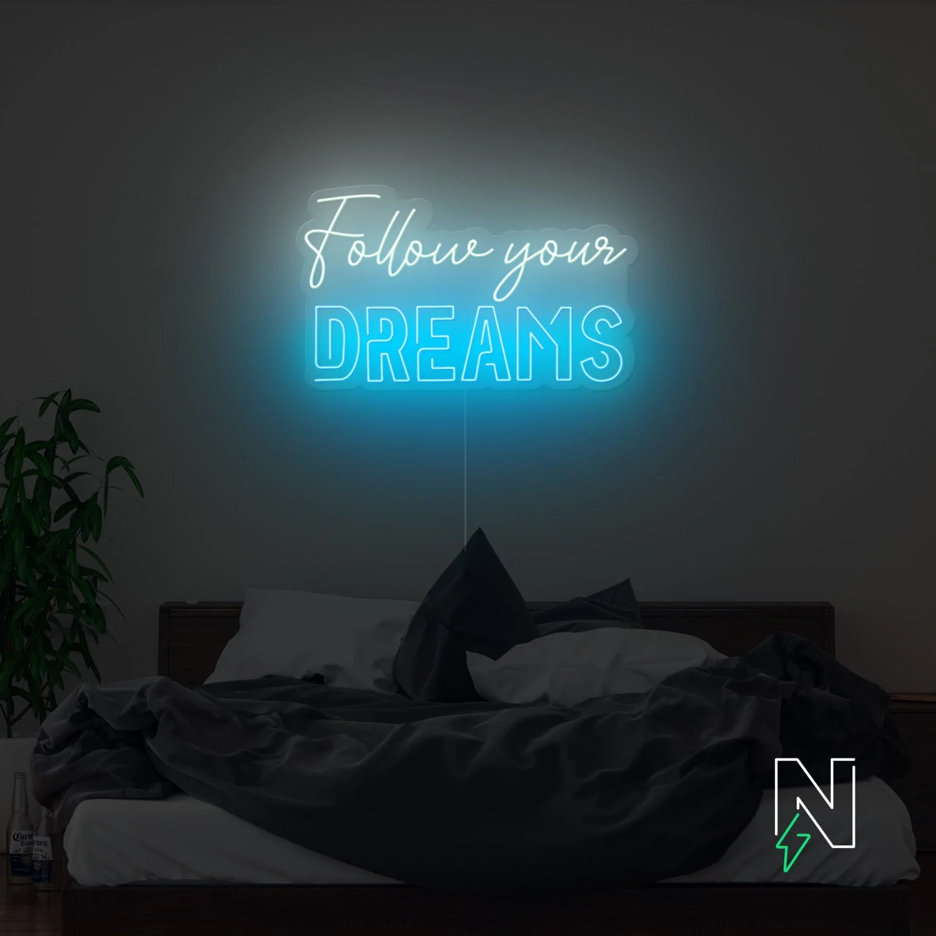 Follow Your Dreams Neon Sign - Image 2