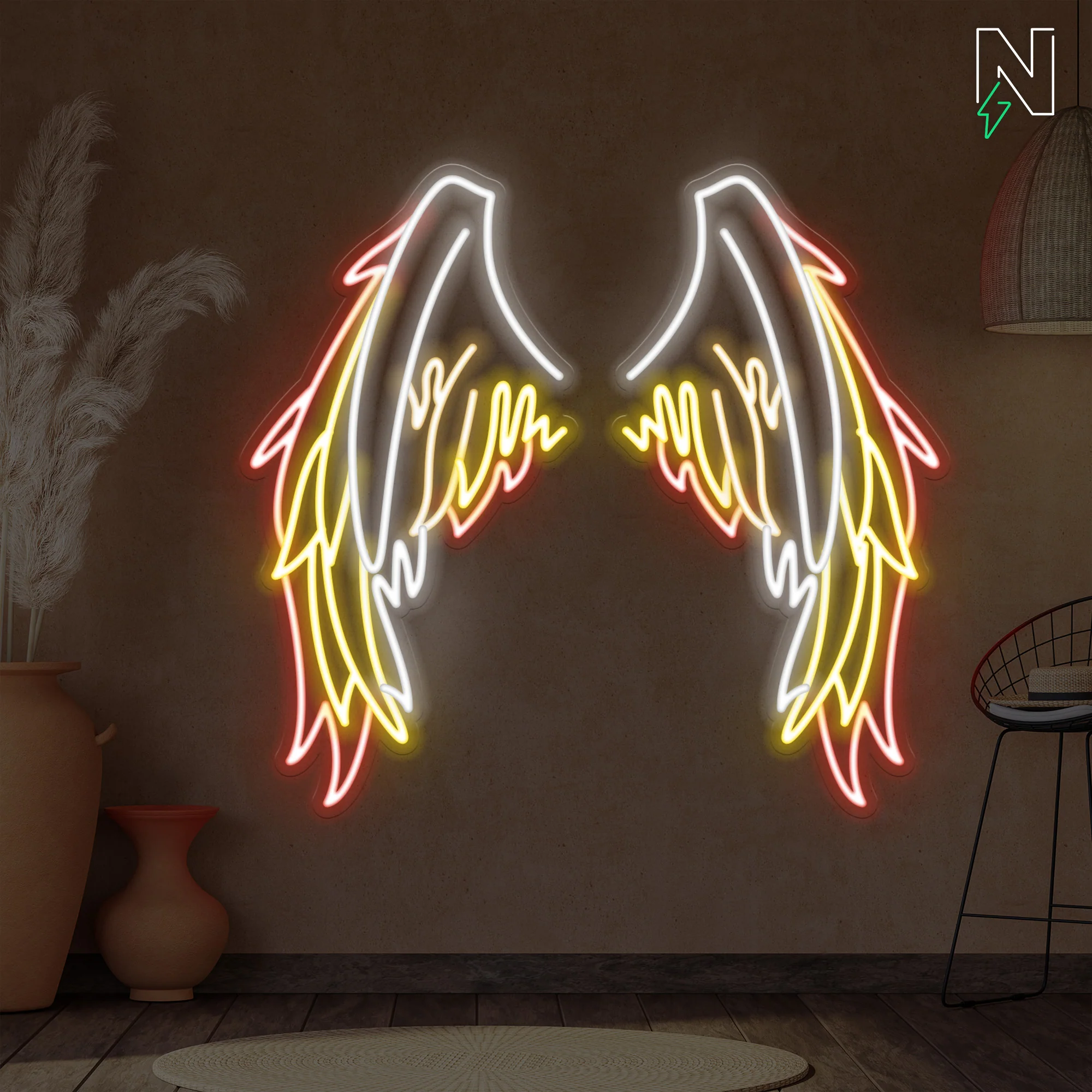 Gladiator Wings Neon Sign - Image 3