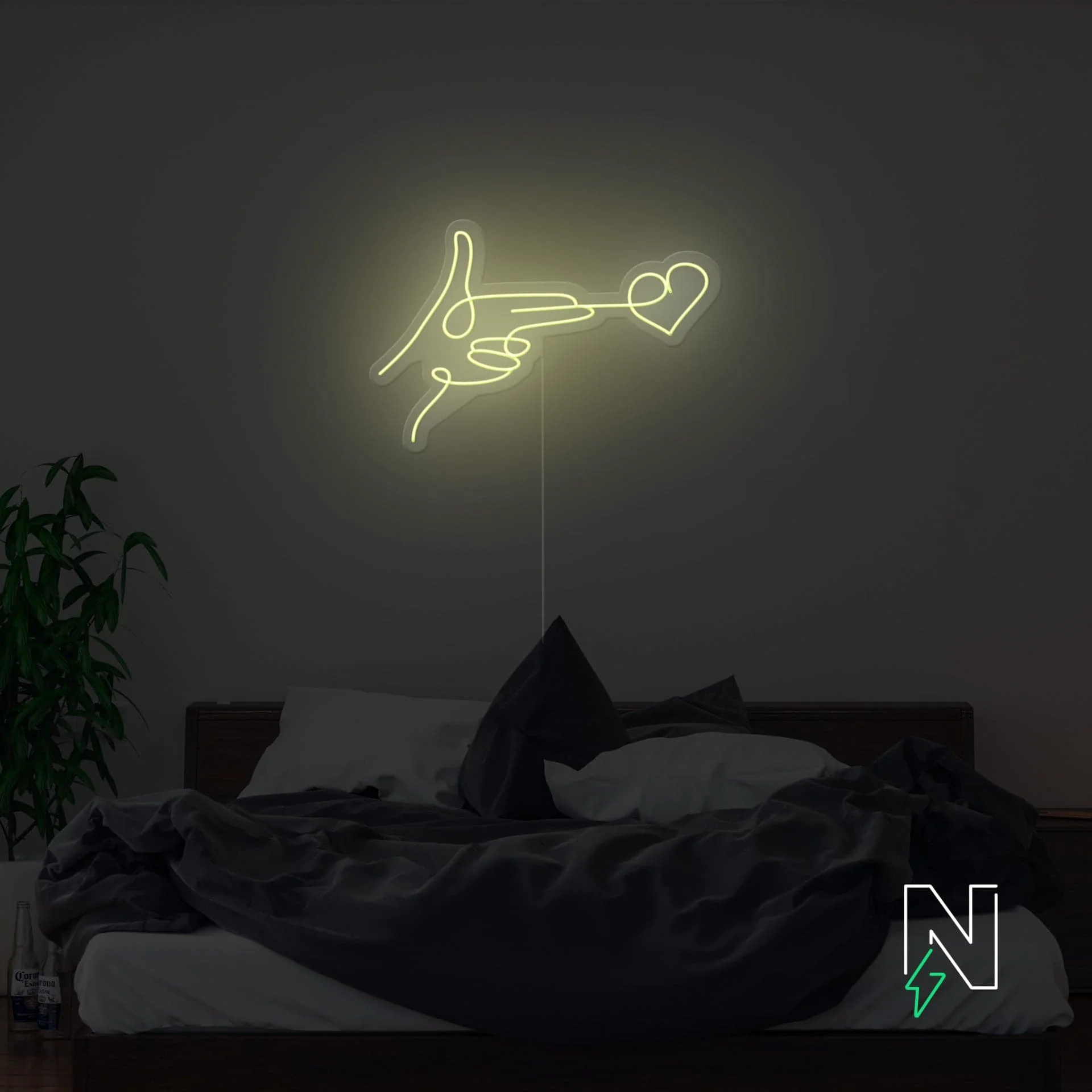 Hand Shoot Neon Sign - Image 3