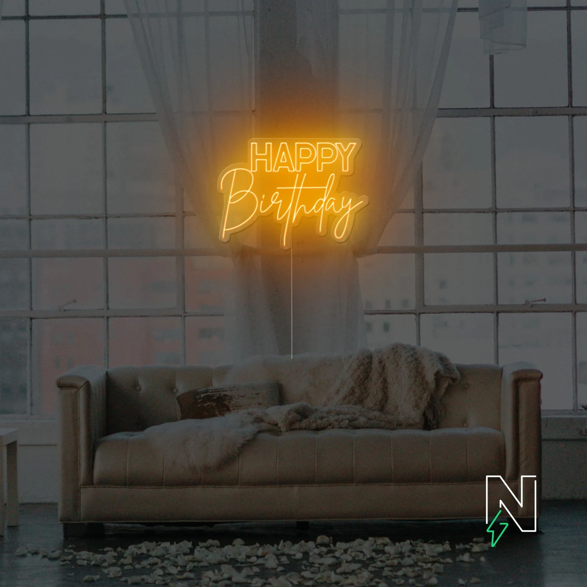 Happy Birthday Neon Sign - Image 10