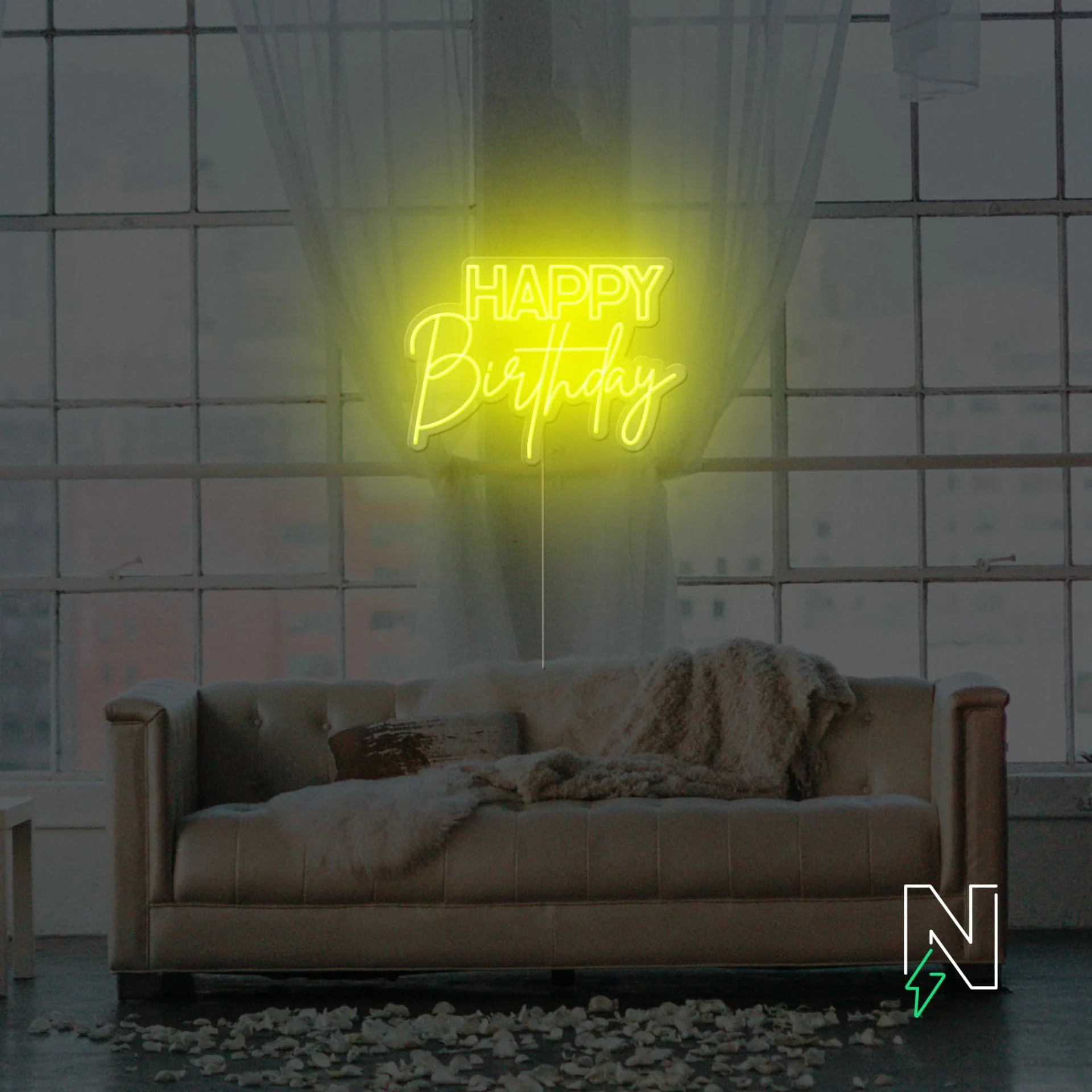 Happy Birthday Neon Sign - Image 3