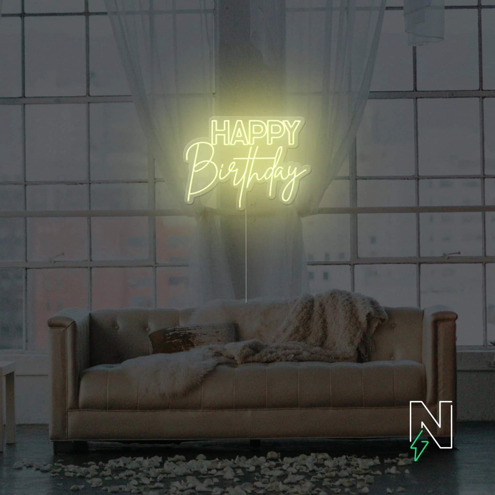 Happy Birthday Neon Sign - Image 7