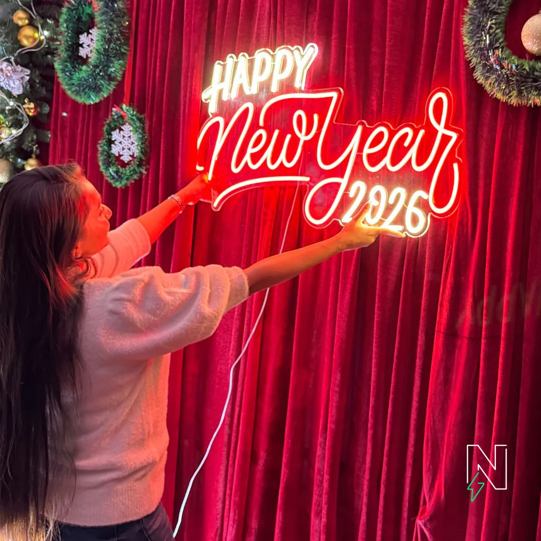 Happy New Year 2026! Neon Sign - Image 3