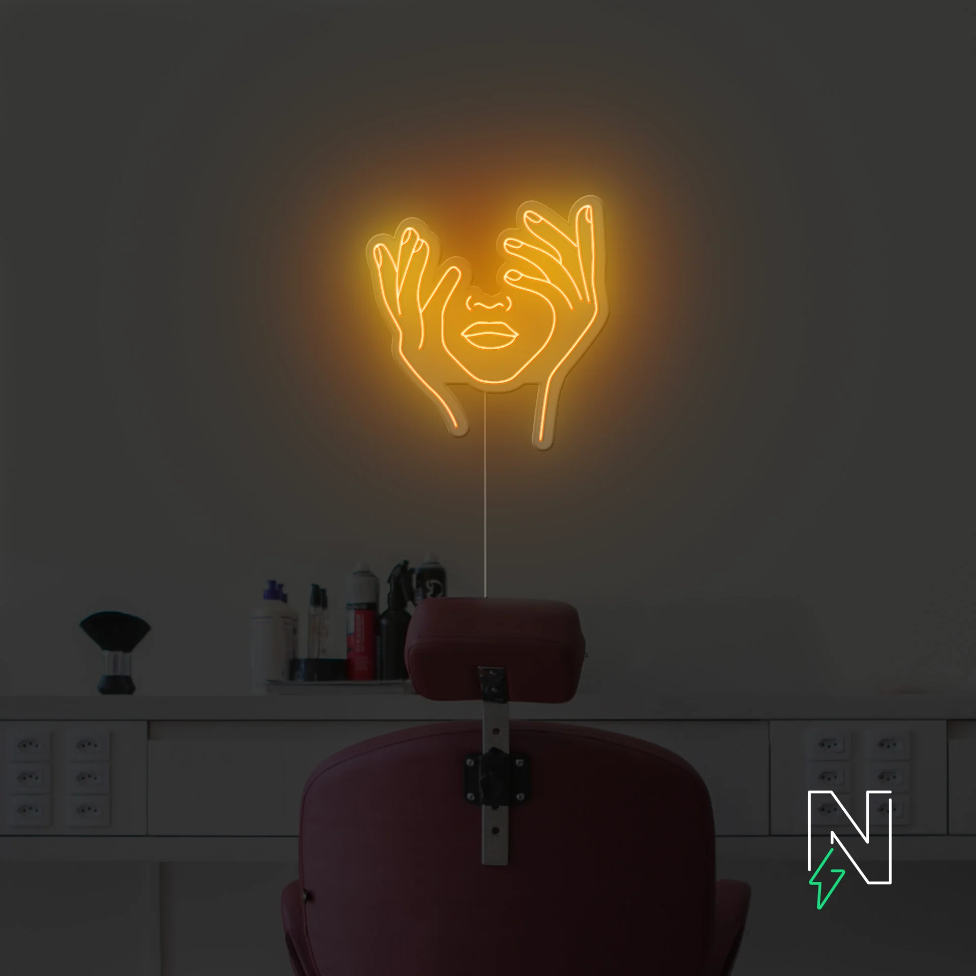Hold Face Neon Sign - Image 9