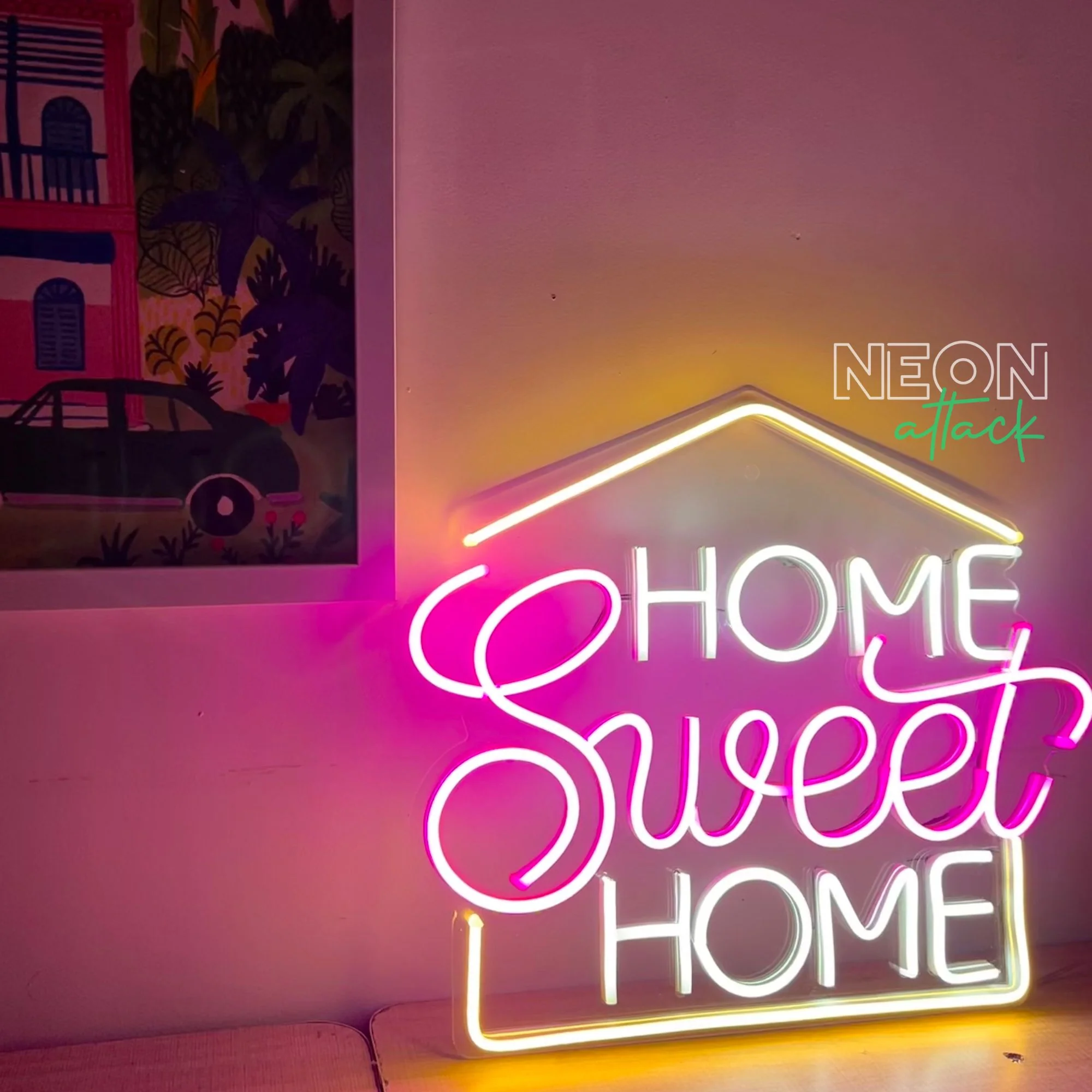 Home Sweet Home Neon Light Sign - Image 5