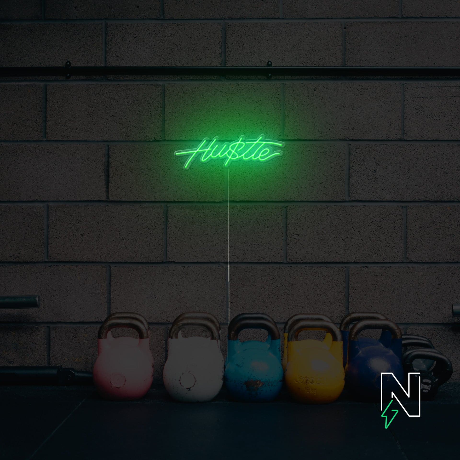 Hustle Neon Sign - Image 4