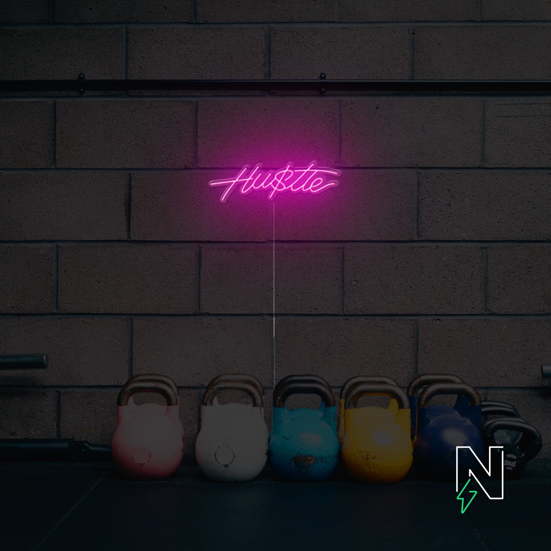 Hustle Neon Sign - Image 5