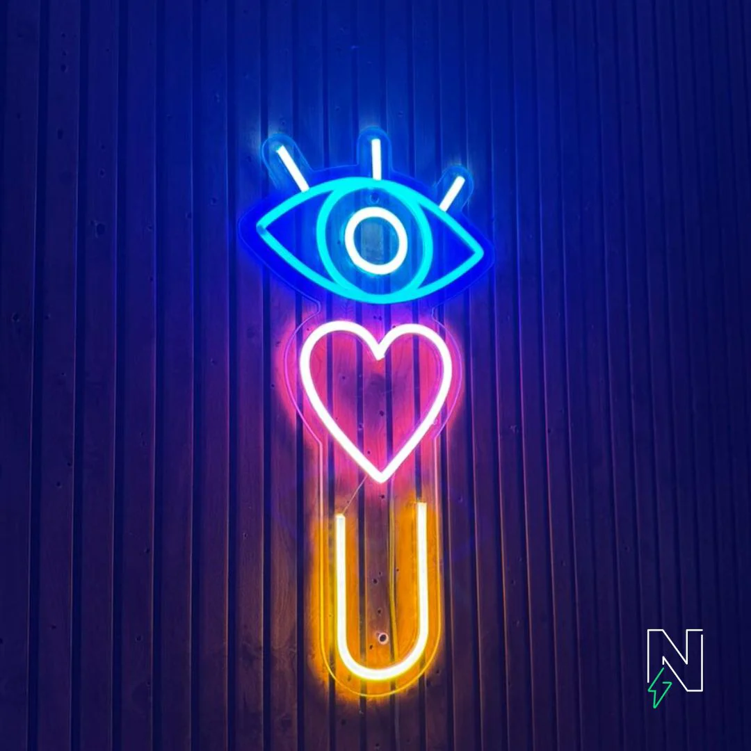 I Love You Neon Sign - Image 2