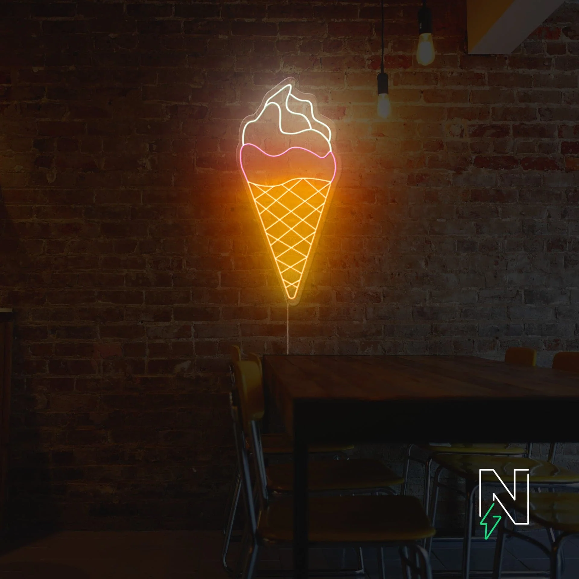 Ice Cream Neon Sign - Image 4