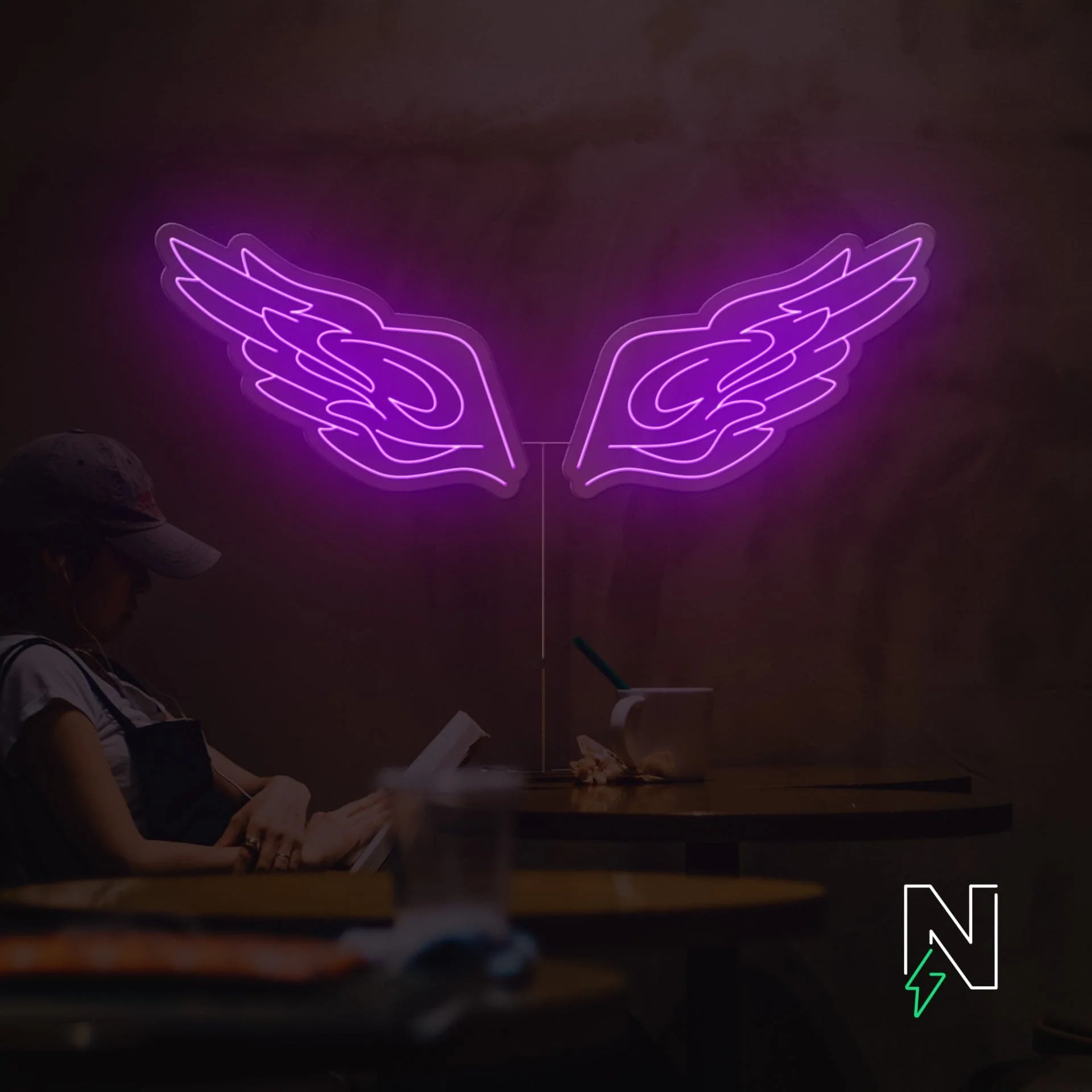 Icy Wings Neon Sign - Image 11