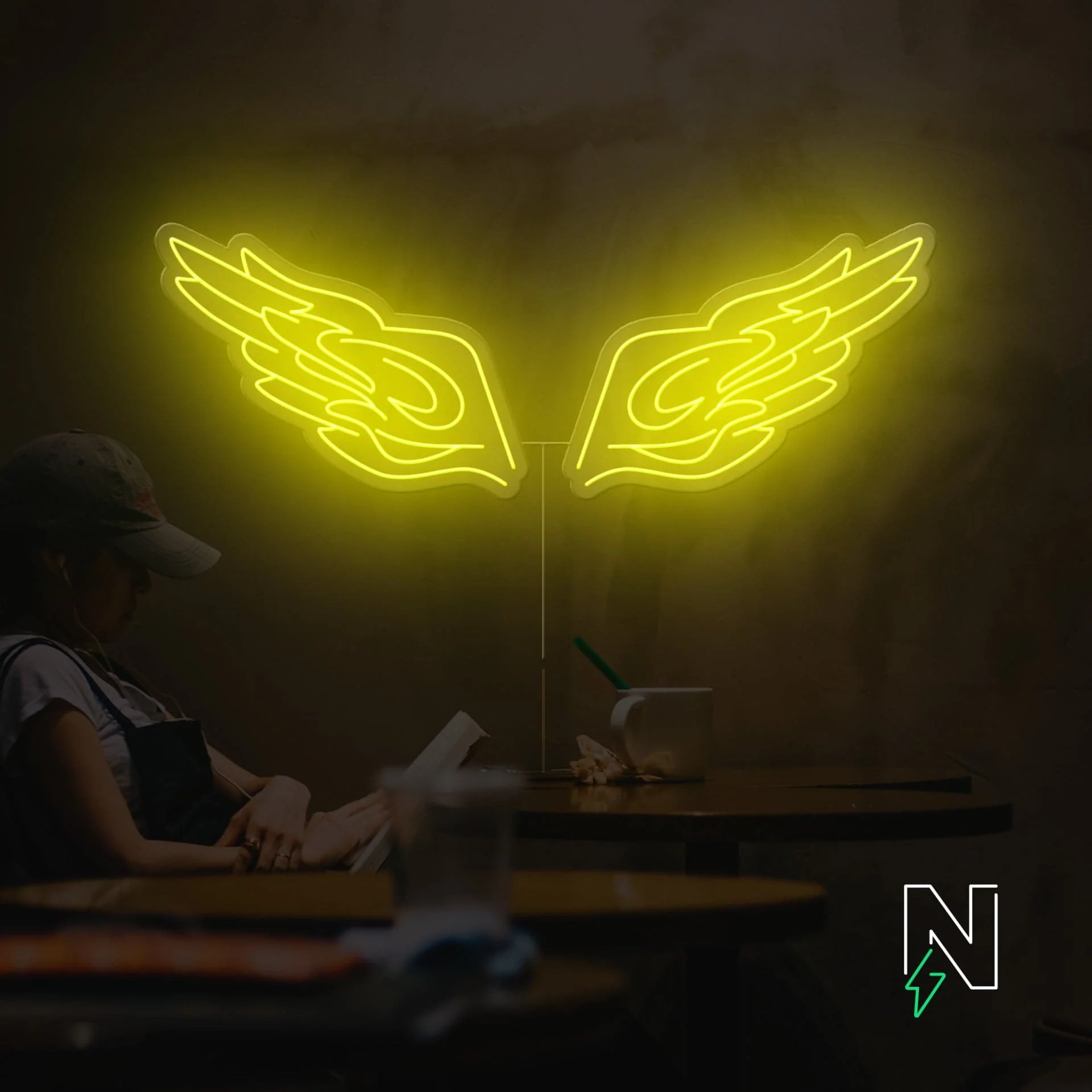 Icy Wings Neon Sign - Image 4